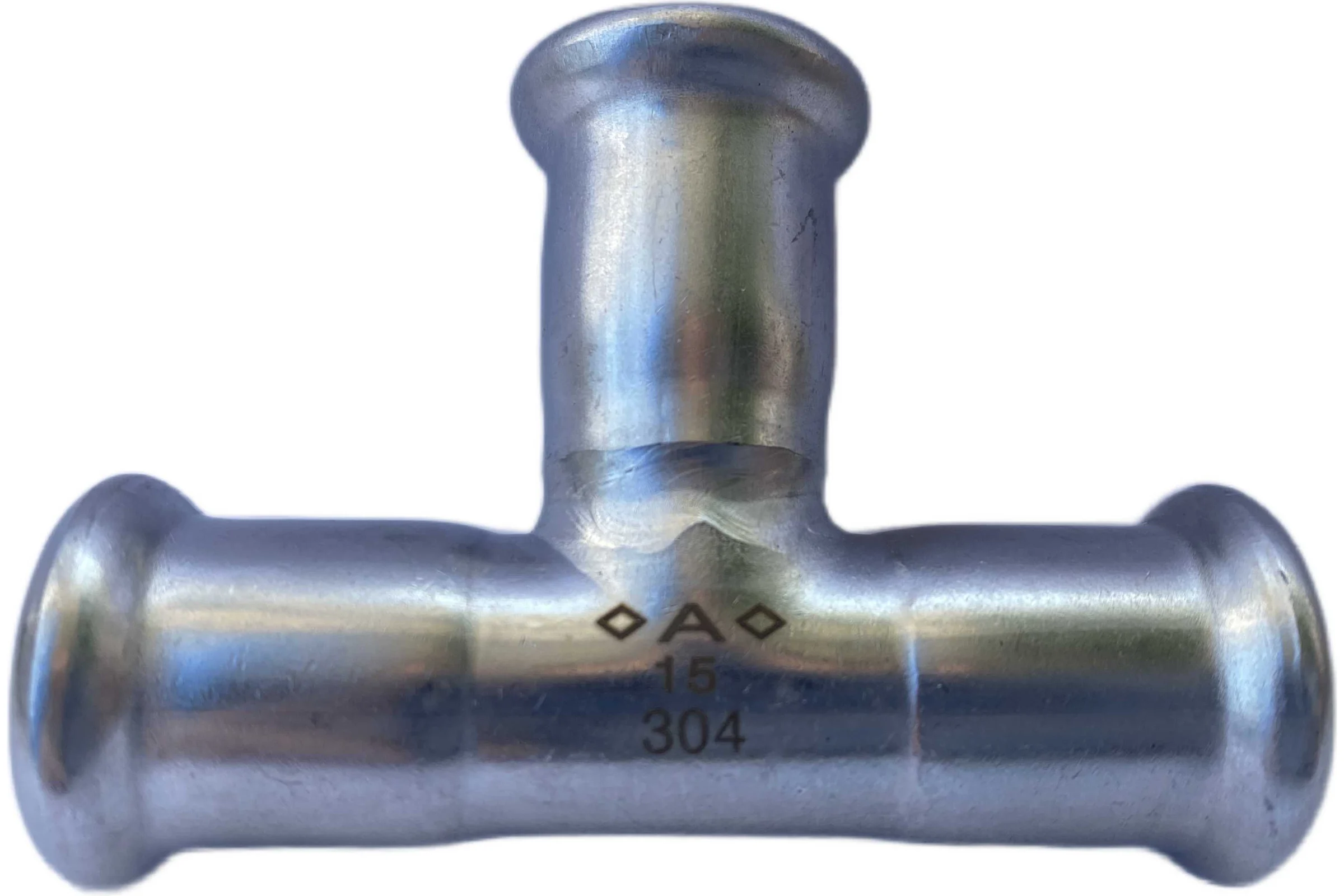 Пресс-тройник Conex Banninger IBP A-Press Inox нержавеющая сталь AISI304 - 18x18x18 мм PS241300181818