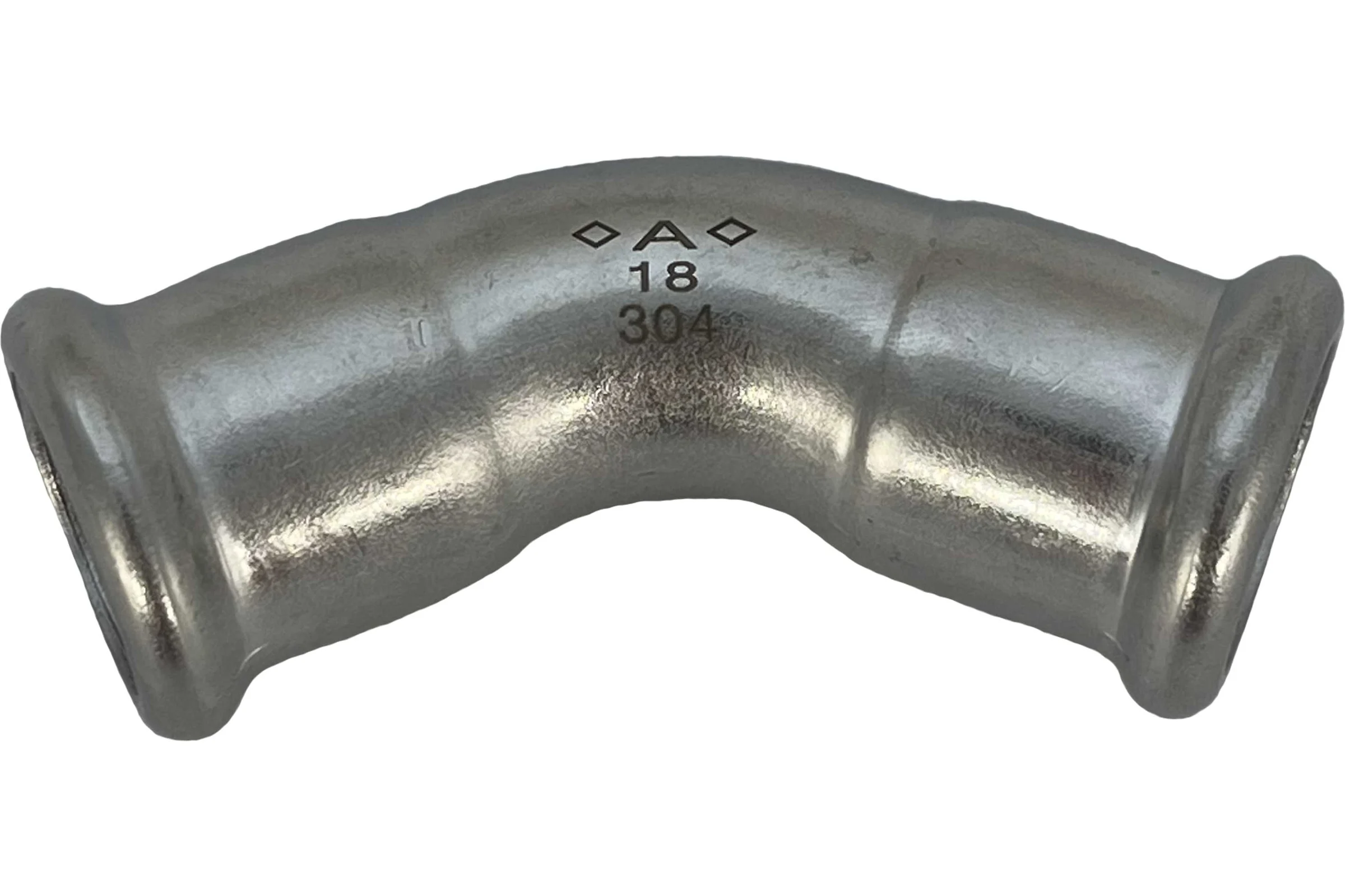 Пресс-угол Conex Banninger двухраструбный IBP A-Press Inox нержавеющая сталь AISI304 - 45-18 мм PS240410180000
