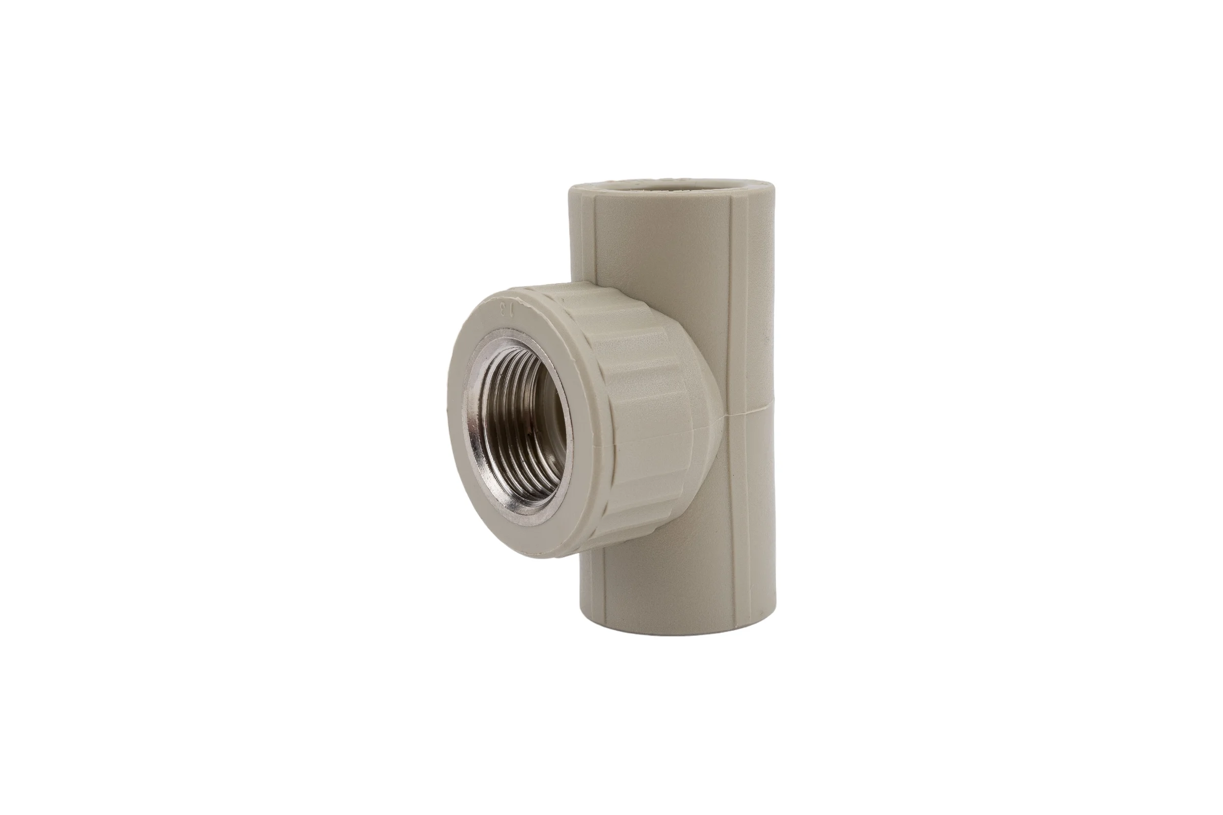 Тройник VALFEX PP-R серый комбинированный  Дн 25х3/4 ВР 10127025Г 127-1095