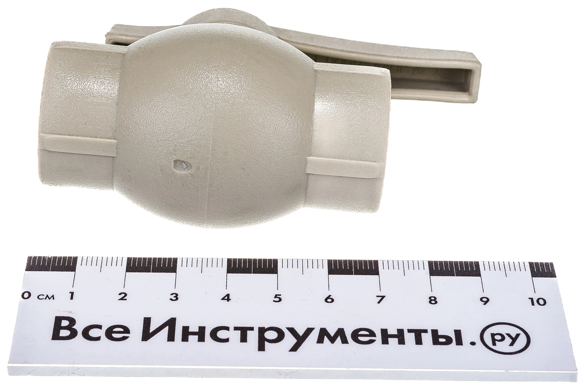 Кран VALFEX PP-R серый шаровой Дн 20 10144020Г 007-7685