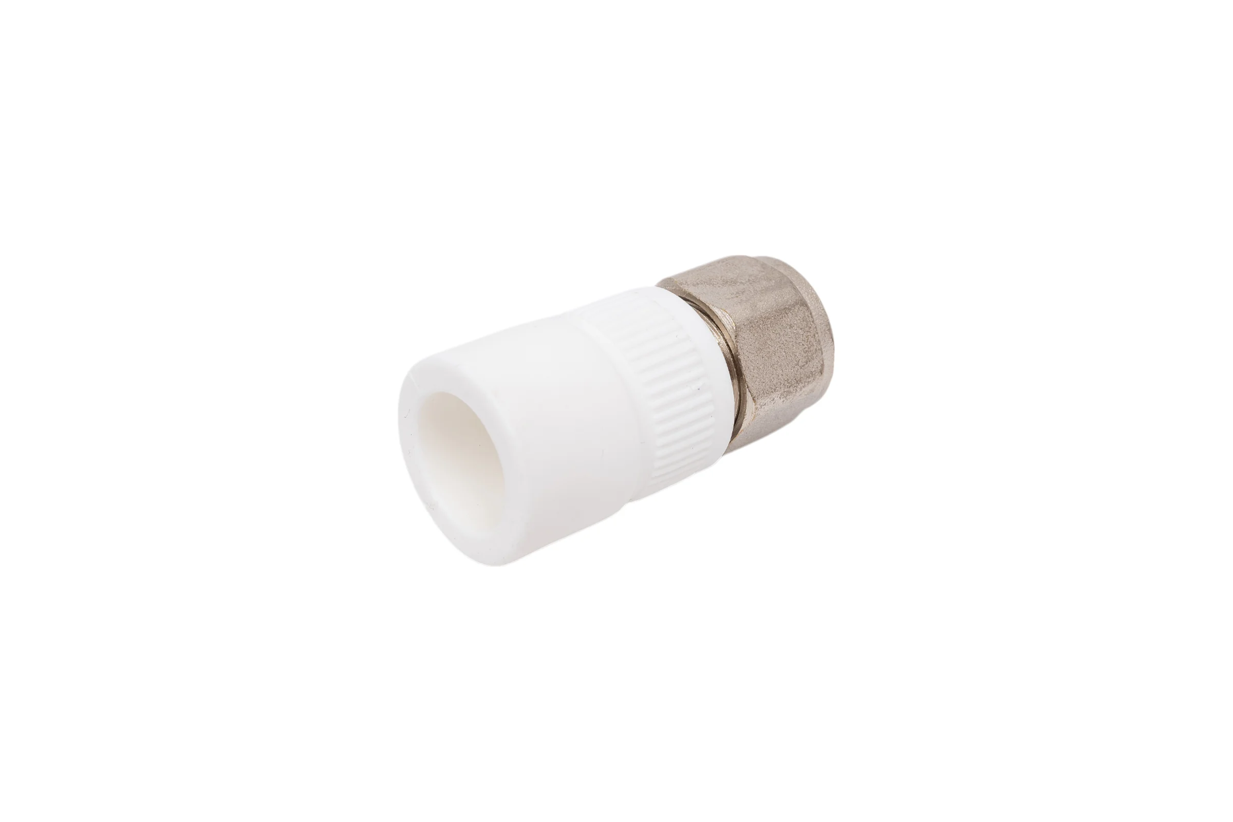 Комбинированная муфта для соединения Valfex PPR-PEX труб 20x16 (200/20) () БЕЛАЯ К 11142020