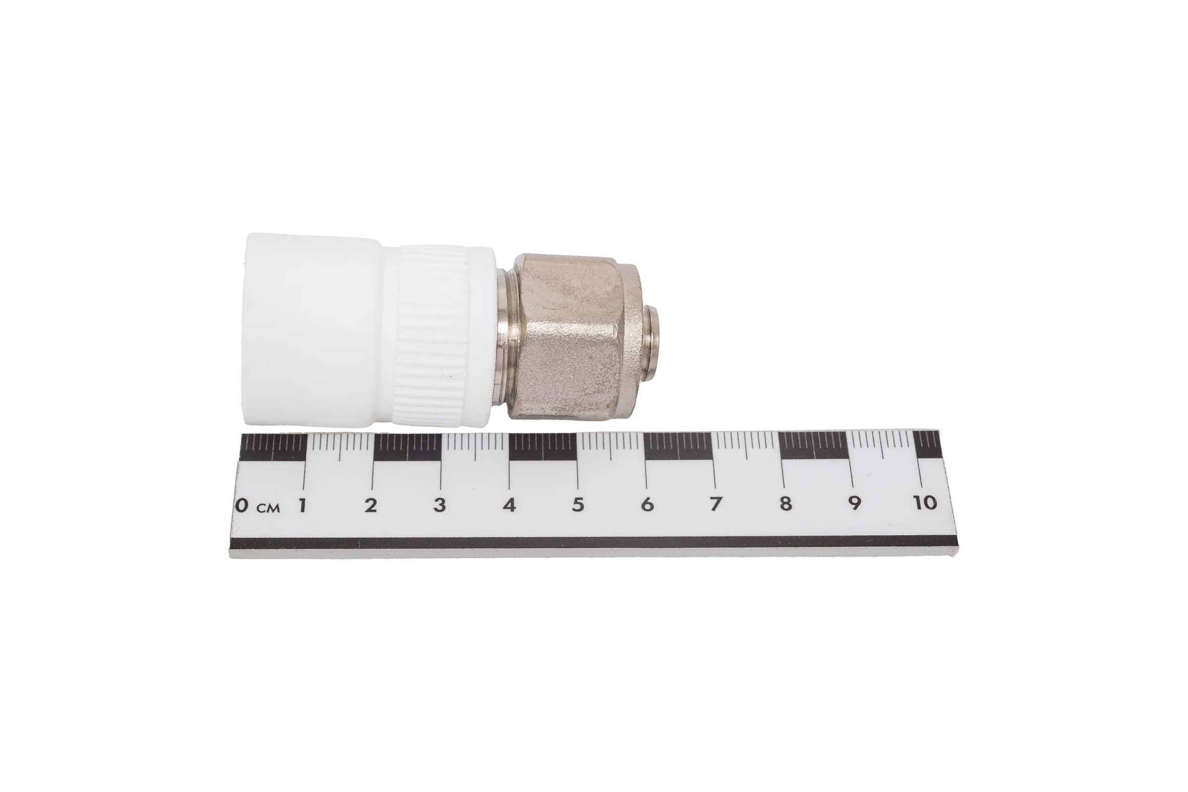 Комбинированная муфта для соединения Valfex PPR-PEX труб 20x16 (200/20) () БЕЛАЯ К 11142020