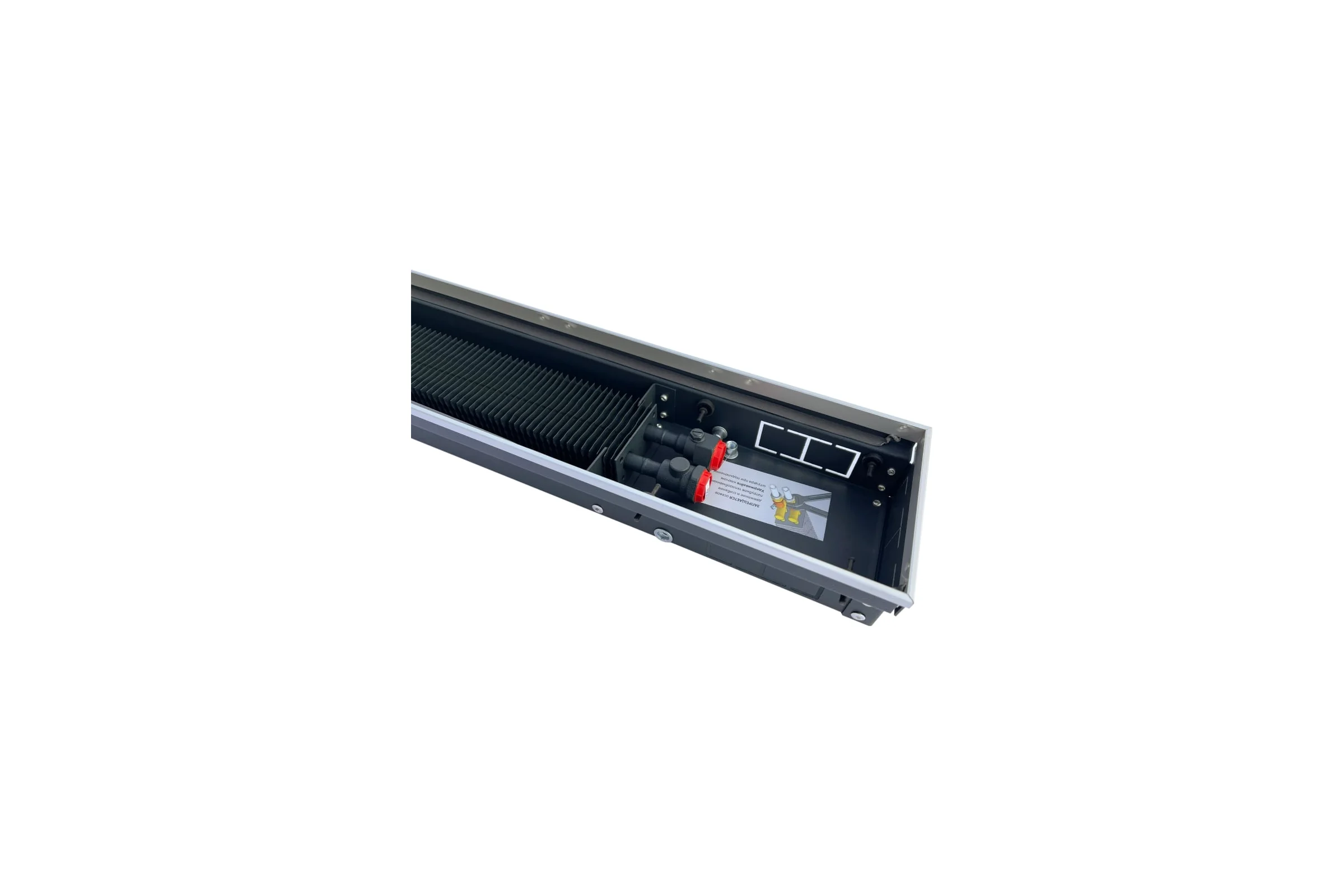 Встраиваемый внутрипольный конвектор TECHNO Power KVZns 300-105-1800 RH04007430
