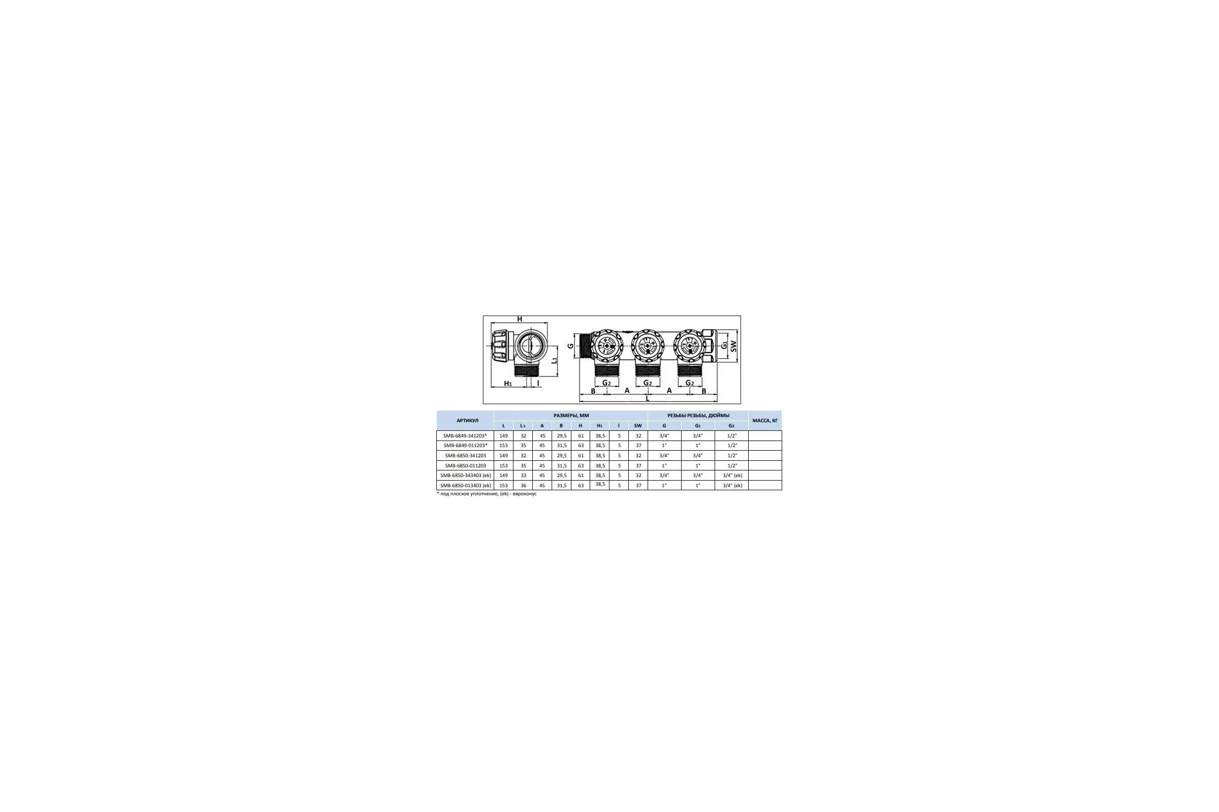 Регулирующий коллектор STOUT 3/4, 3 отвода 3/4ЕК SMB-6850-343403 RG008UJF3RLQ1E