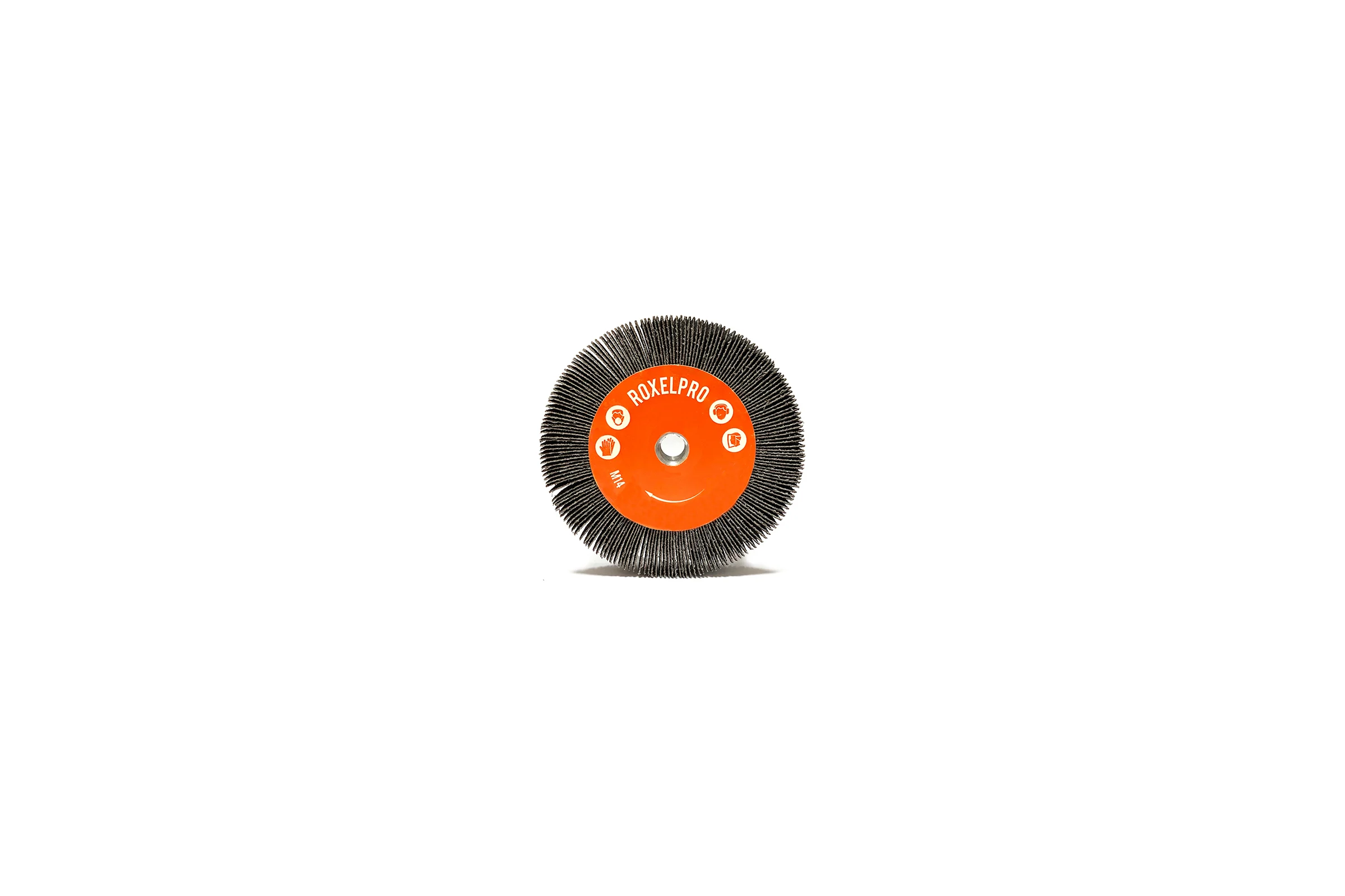 Щетка лепестковая абразивная ROXTOP (125х20 мм; Р80; M14) RoxelPro 138326