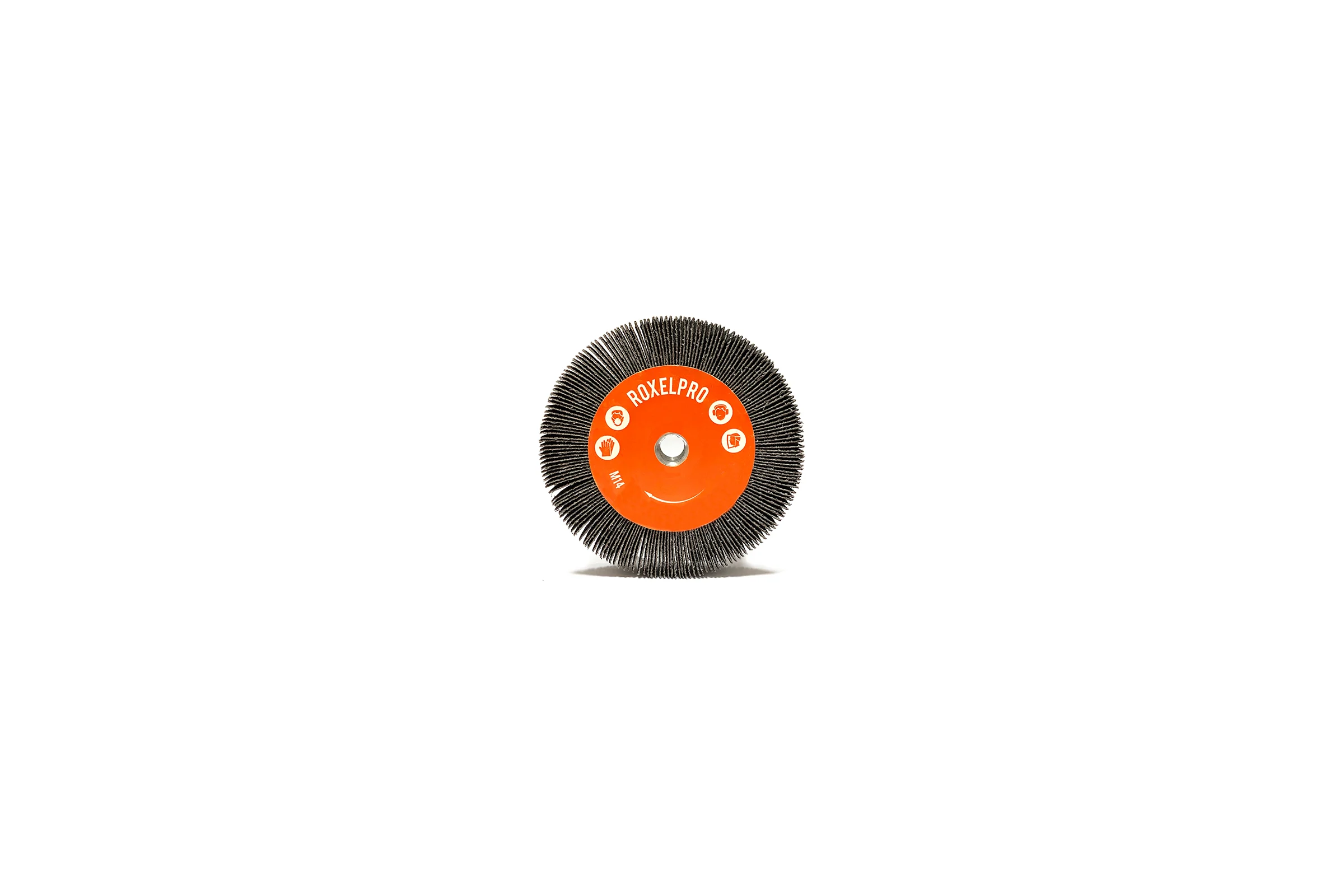 Щетка лепестковая абразивная ROXTOP (125х20 мм; Р60; M14) RoxelPro 138325