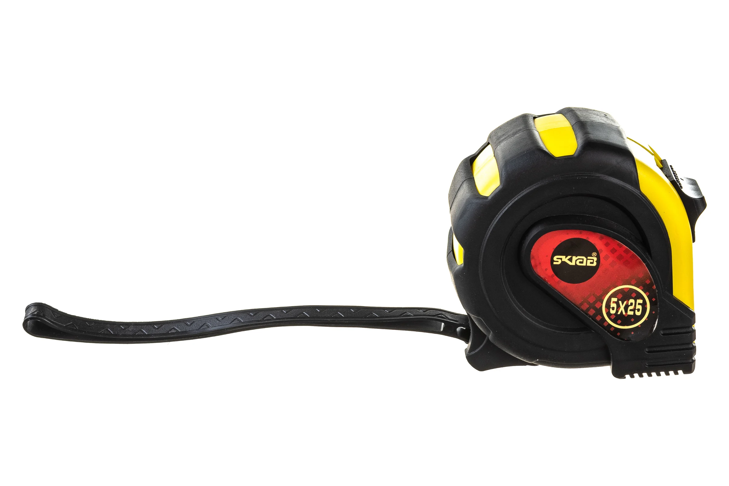 Рулетка SKRAB 5/0,025м резиновый корпус 40095