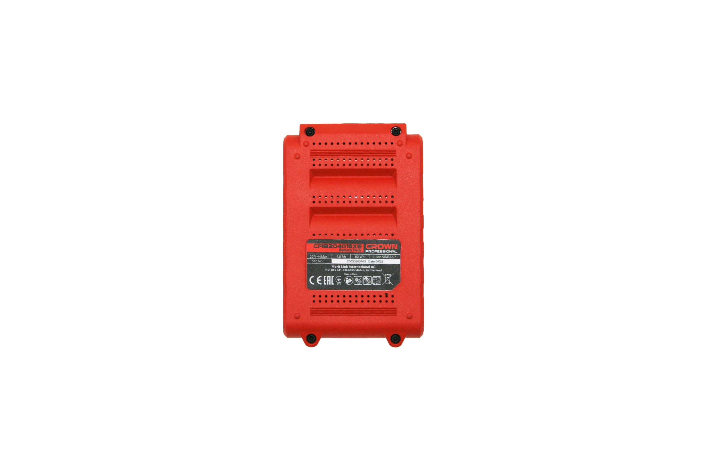 Аккумулятор Crown B3+ (20VMax), 4 А/ч, Li-ion 21700 CAB204015XE CB