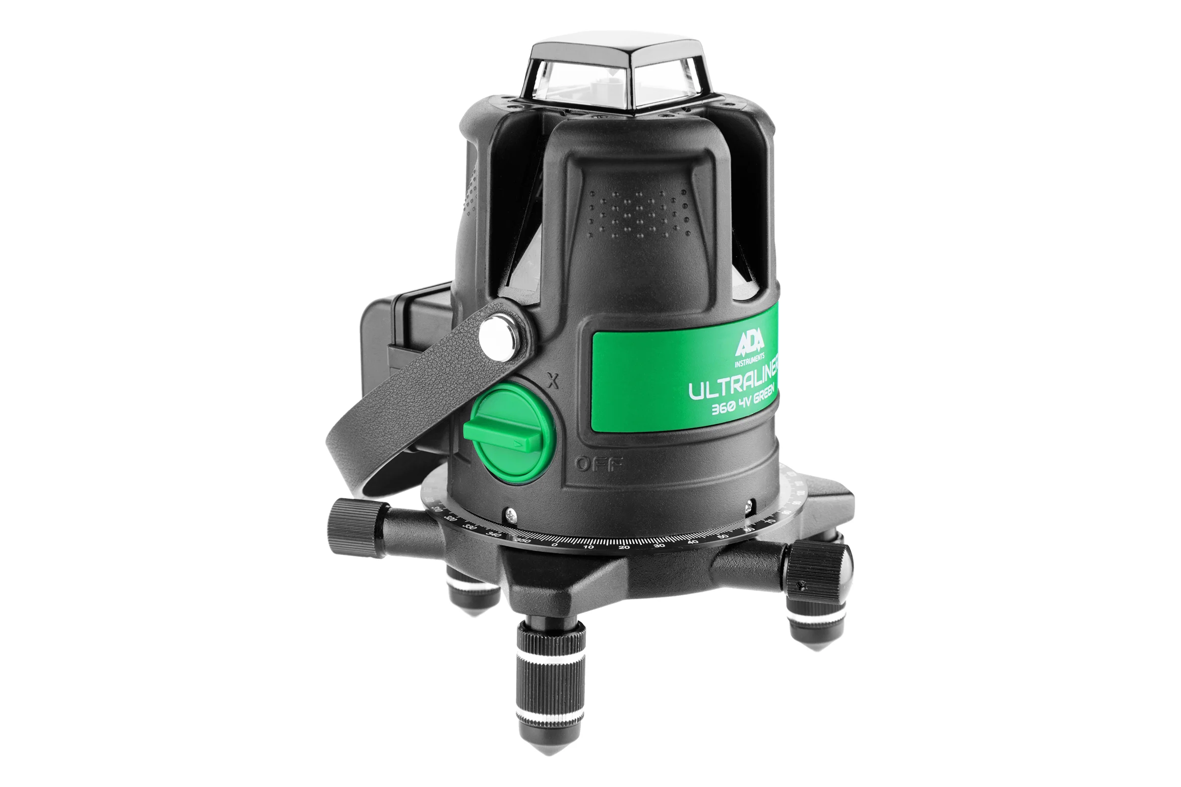 Лазерный уровень ADA ULTRALINER 360 4V Green Set А00497