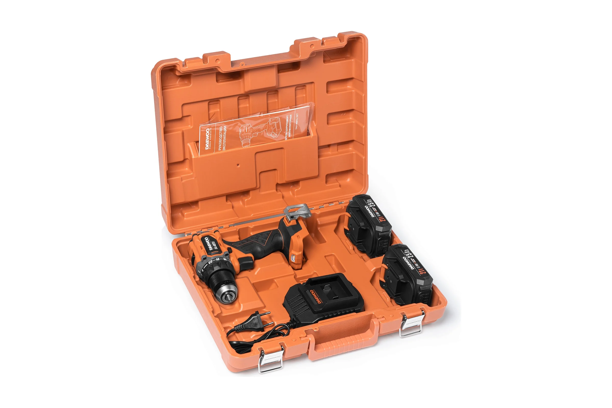 Аккумуляторная дрель-шуруповерт DAEWOO DAA 4021Li SET