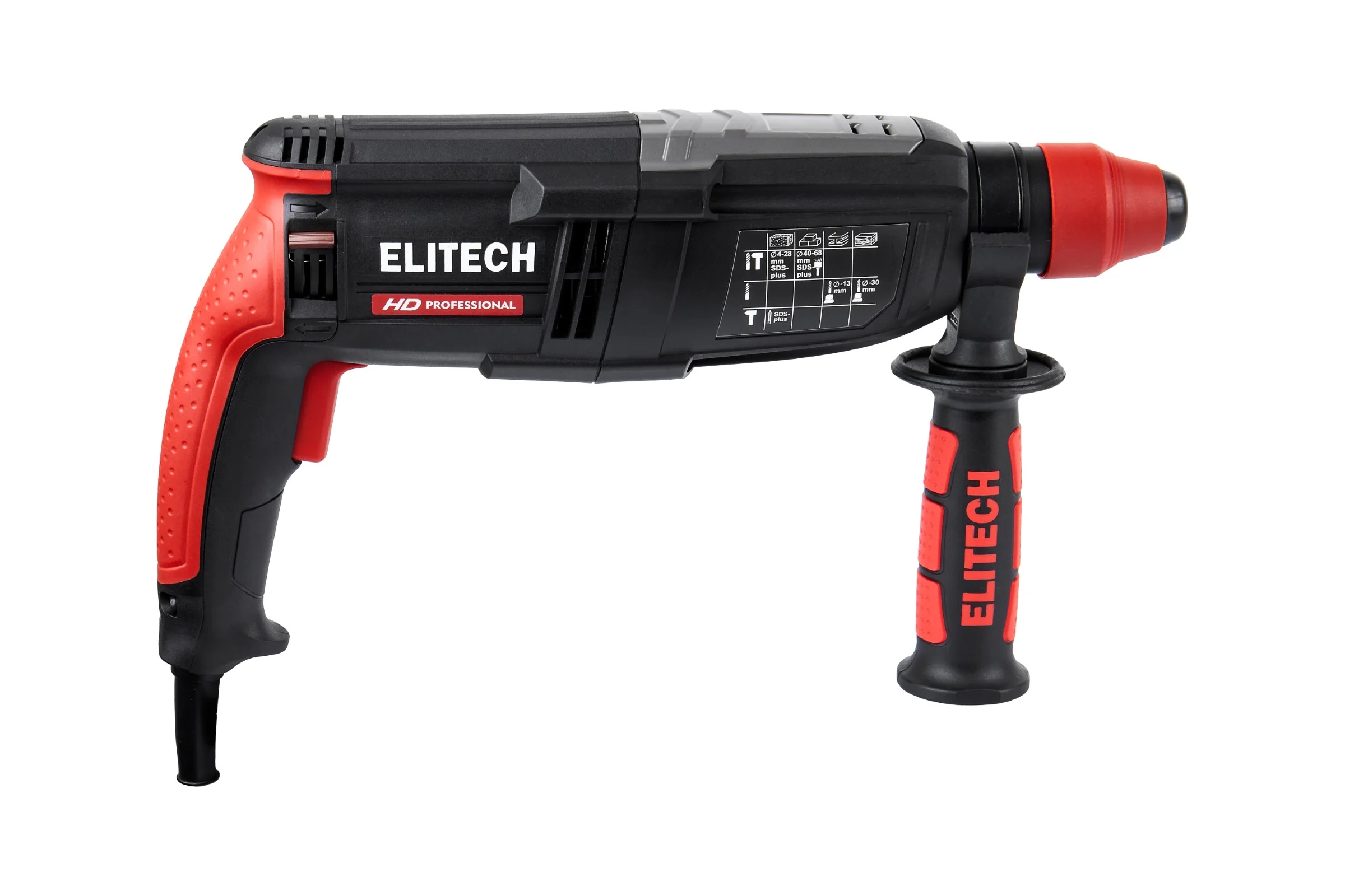 Перфоратор SDS+ Elitech HD, RH 0928RE (850Вт, 3реж, 3,2Дж, чем) HD 205381