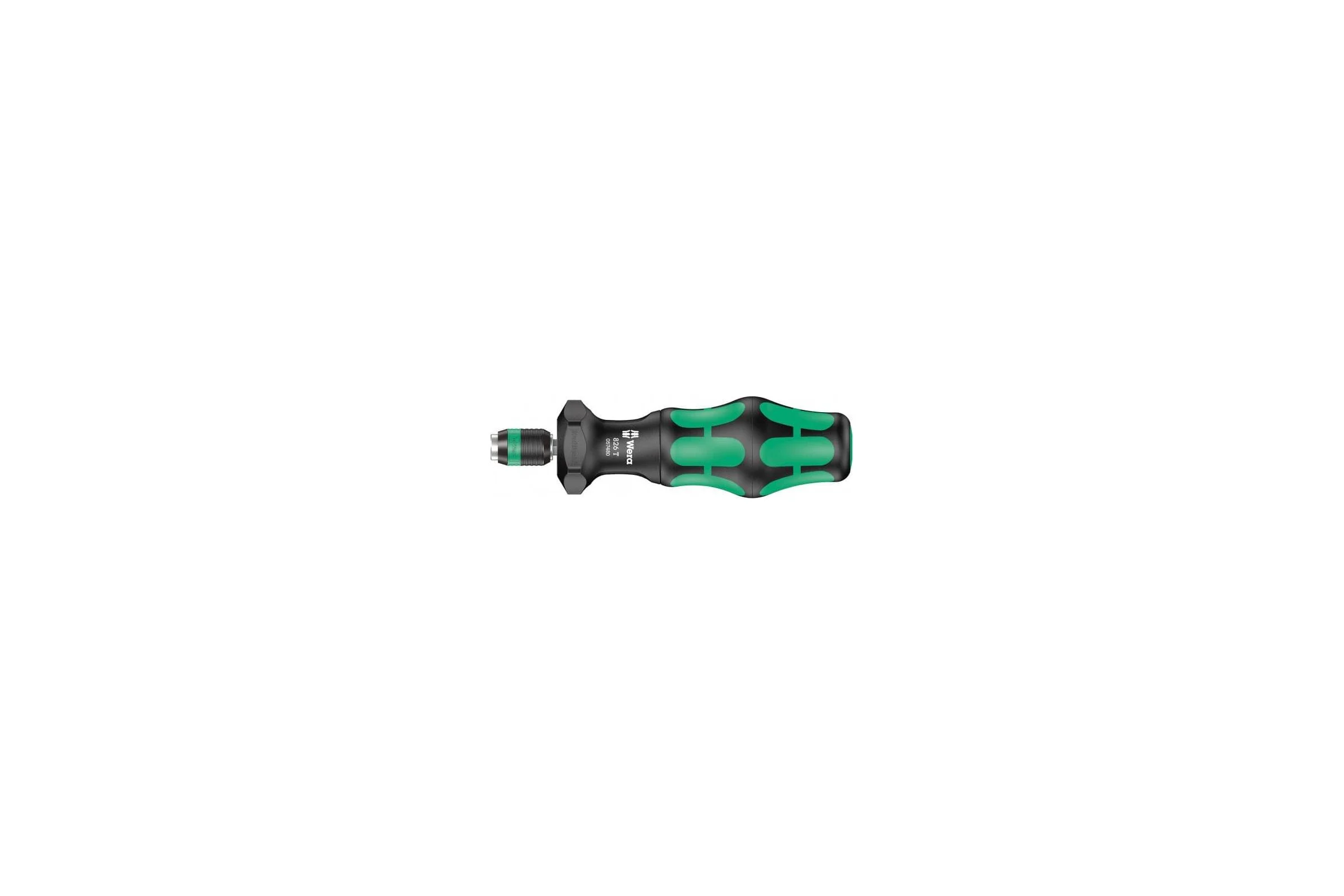 Ручка-держатель WERA 826 T Kraftform Turbo быстрозажимной патрон Rapidaptor, 1/4 x 146 мм WE-057480