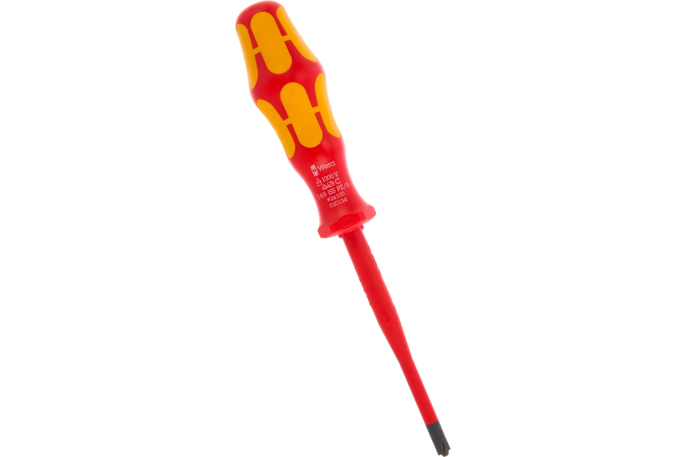 Набор VDE отверток WERA 160 iSS/7 Kraftform Plus Серия 100 с зауженным стержнем, 7 пр. WE-135961