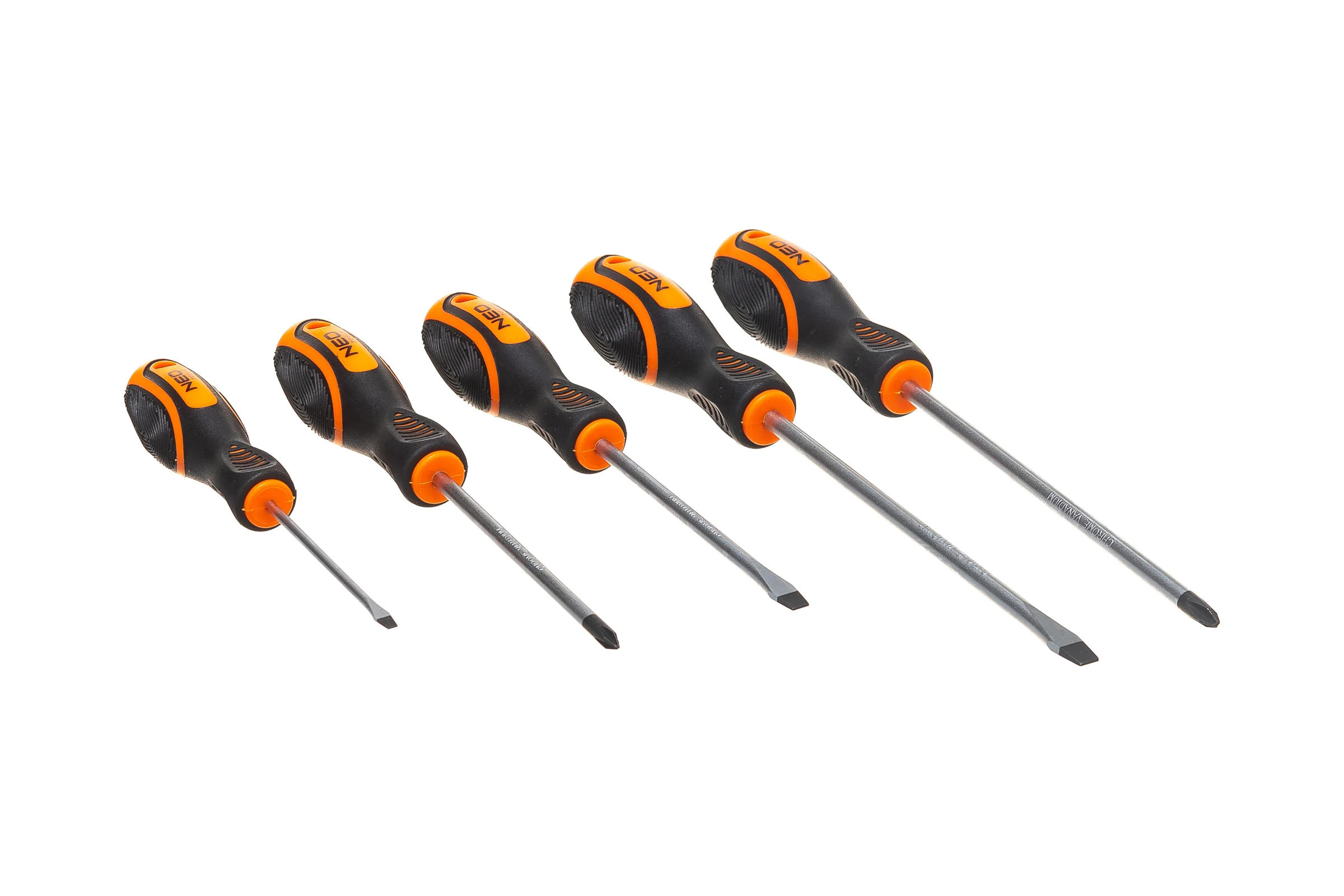 Набор отверток NEO Tools 5 шт SL/PH двухкомп рукоятка 04-192