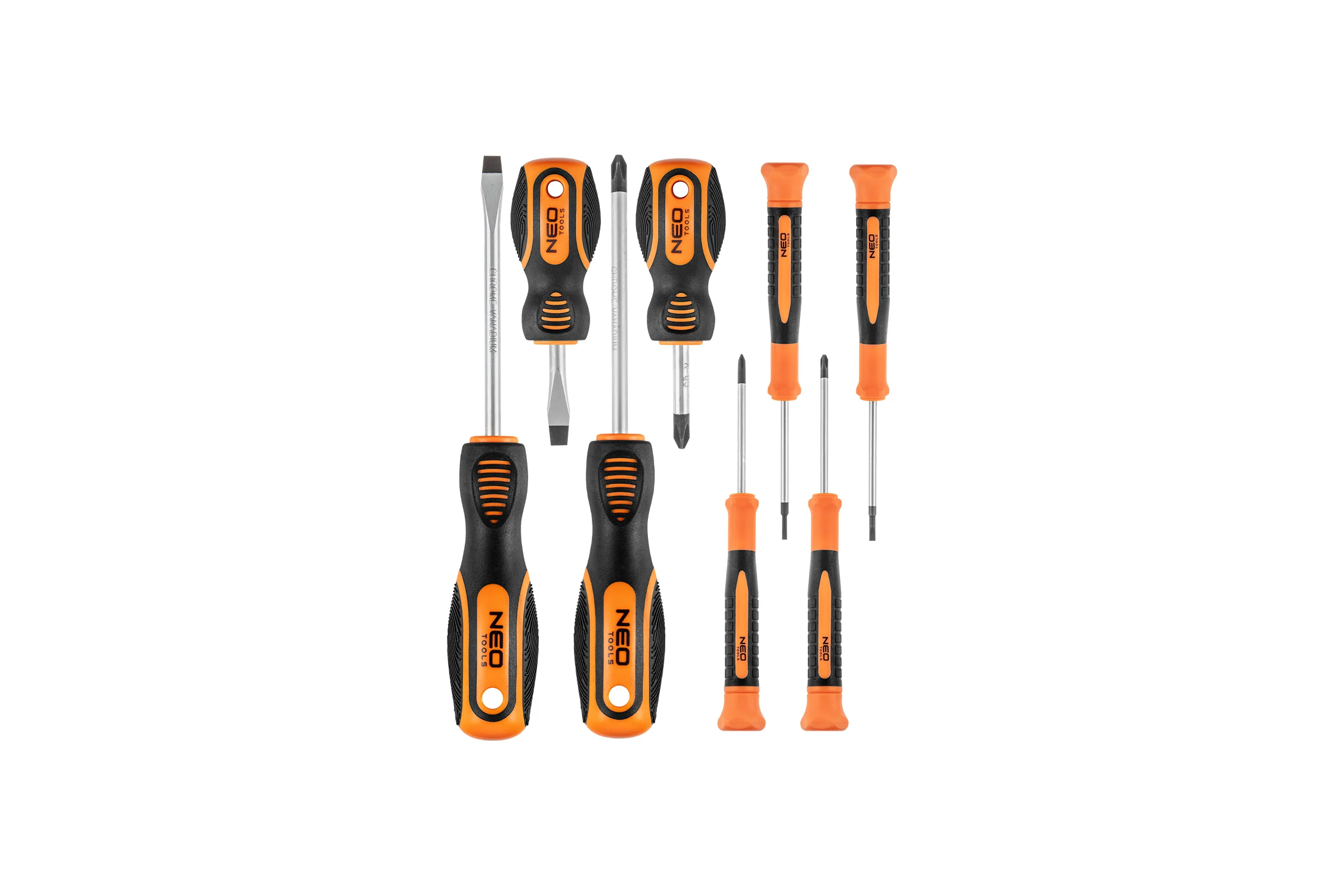 Набор отверток NEO Tools 8 шт SL/PH двухкомп рукоятка 04-194
