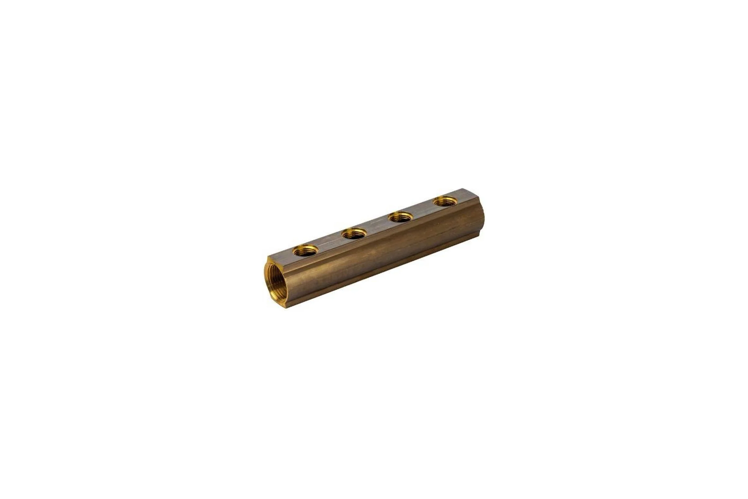 Коллектор R582A Giacomini латунь, 1 1/4 ВР/ВР на 4 вых 3/4 ВР R582AY004 040-0125