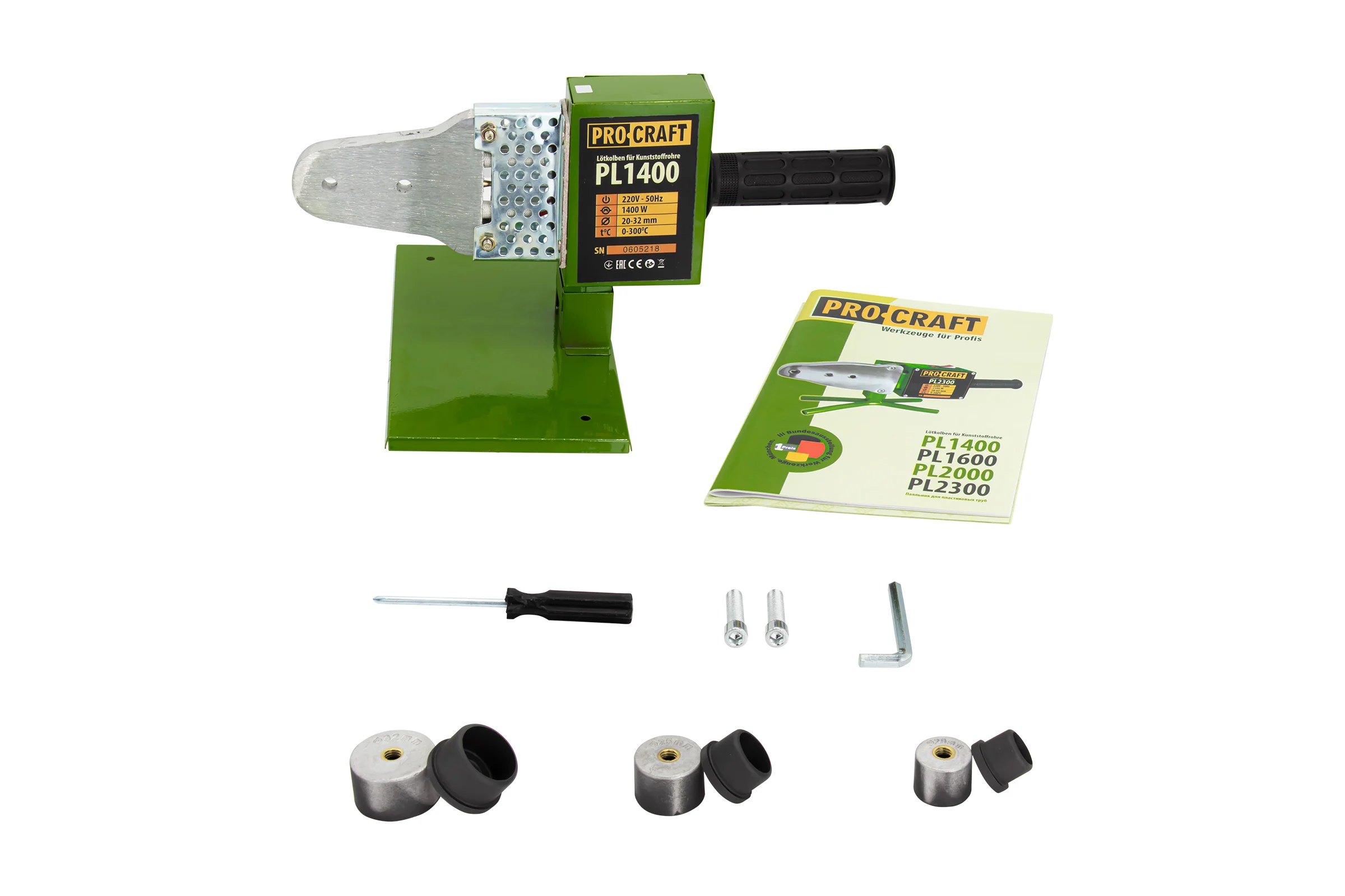 Паяльник для пластиковых труб PROCRAFT PL1400