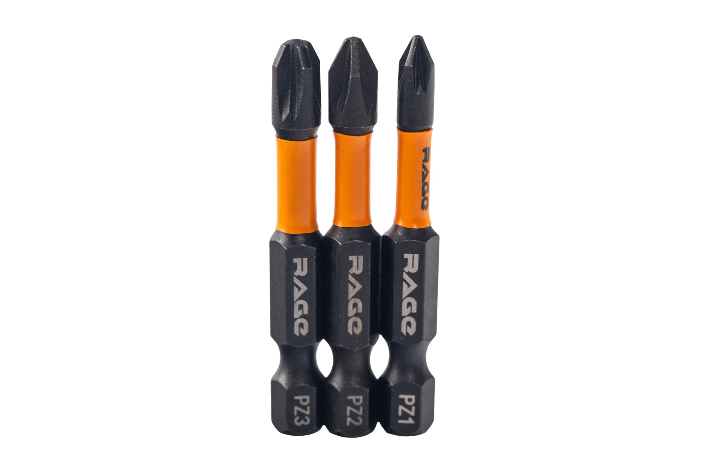 Набор бит для шуруповерта RAGE By VIRA магнитные торсионные IMPACT S2 PH PZ TORX x 50 мм 10 шт 554196