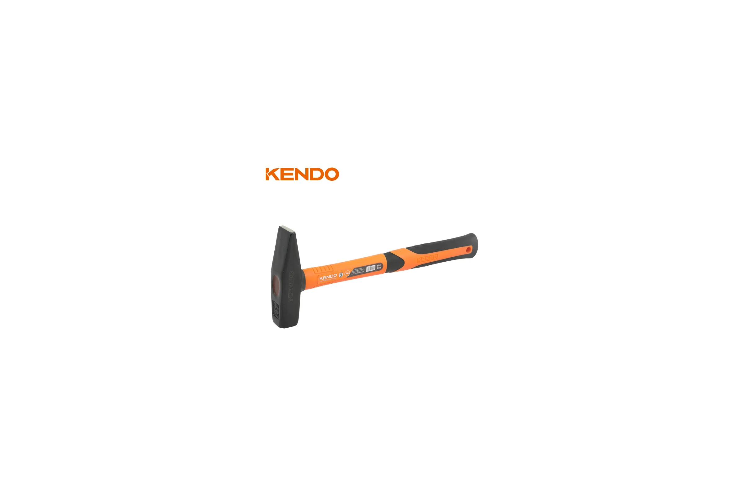 Слесарный молоток с фиберглассовой рукояткой KENDO 400 г 25204