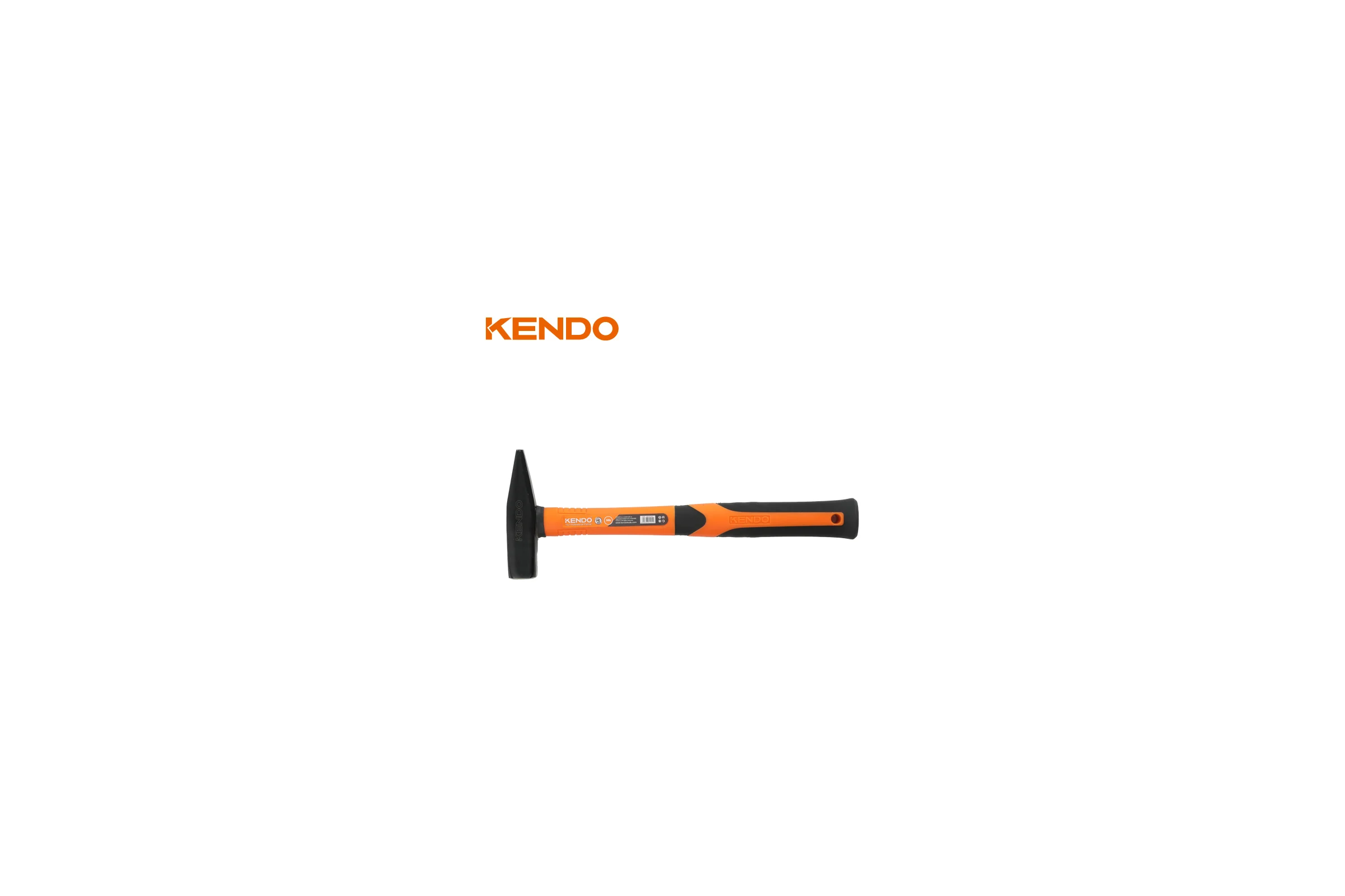 Слесарный молоток с фиберглассовой рукояткой KENDO 400 г 25204