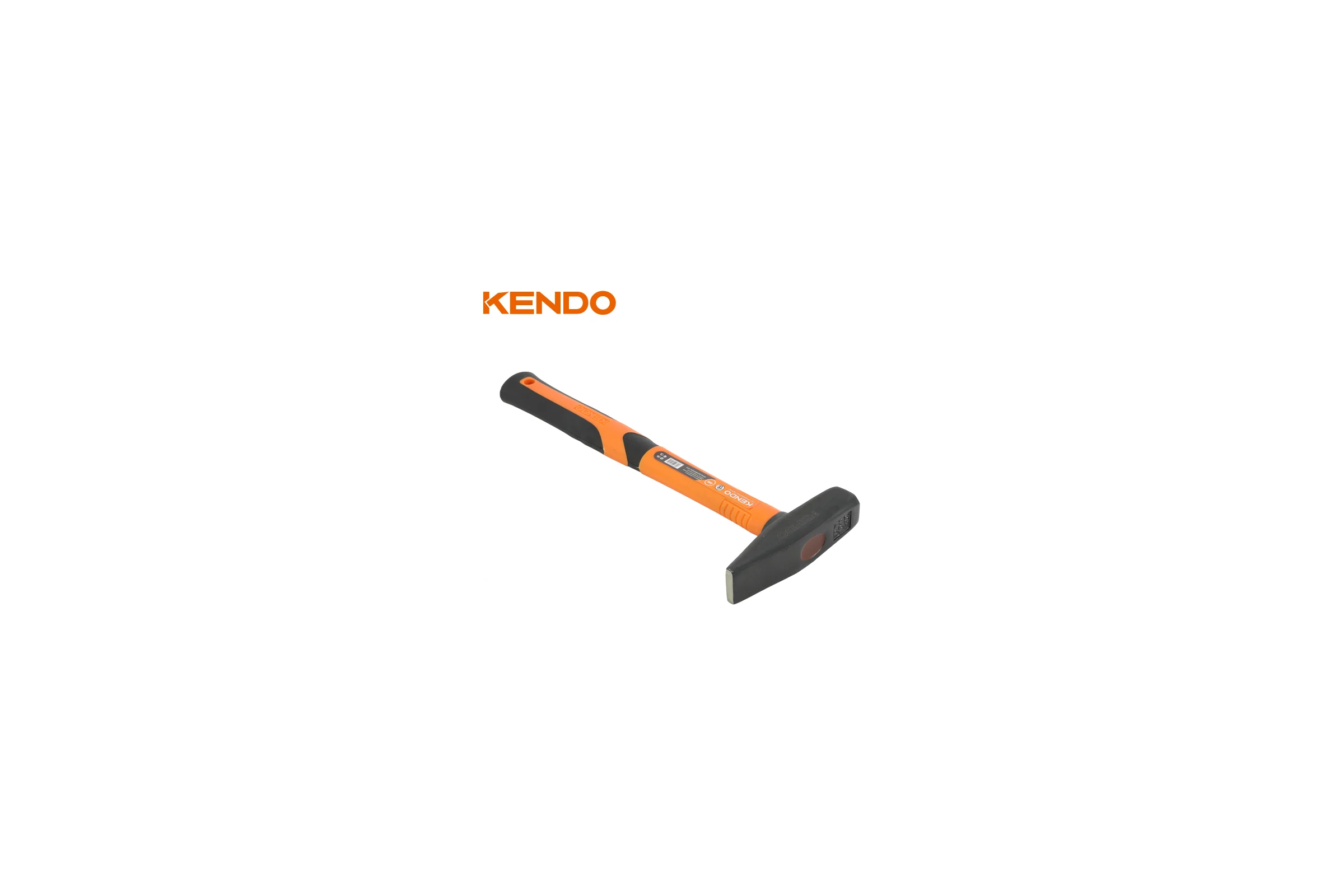 Слесарный молоток с фиберглассовой рукояткой KENDO 400 г 25204