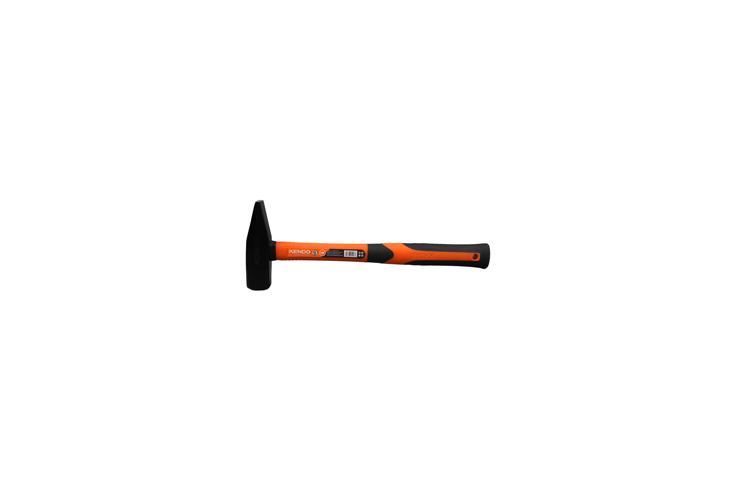 Слесарный молоток с фиберглассовой ручкой KENDO 800 гр 25207
