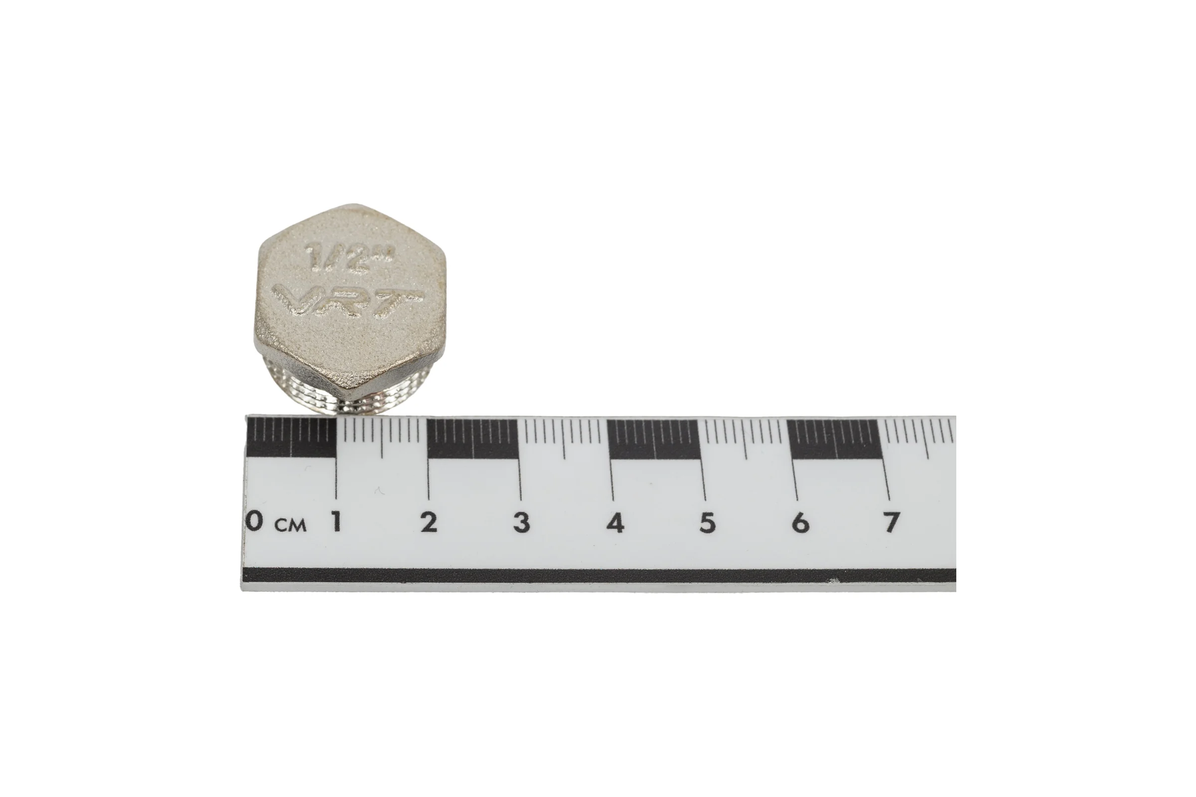 Заглушка VRT 1/2'' наружная, никель 550952