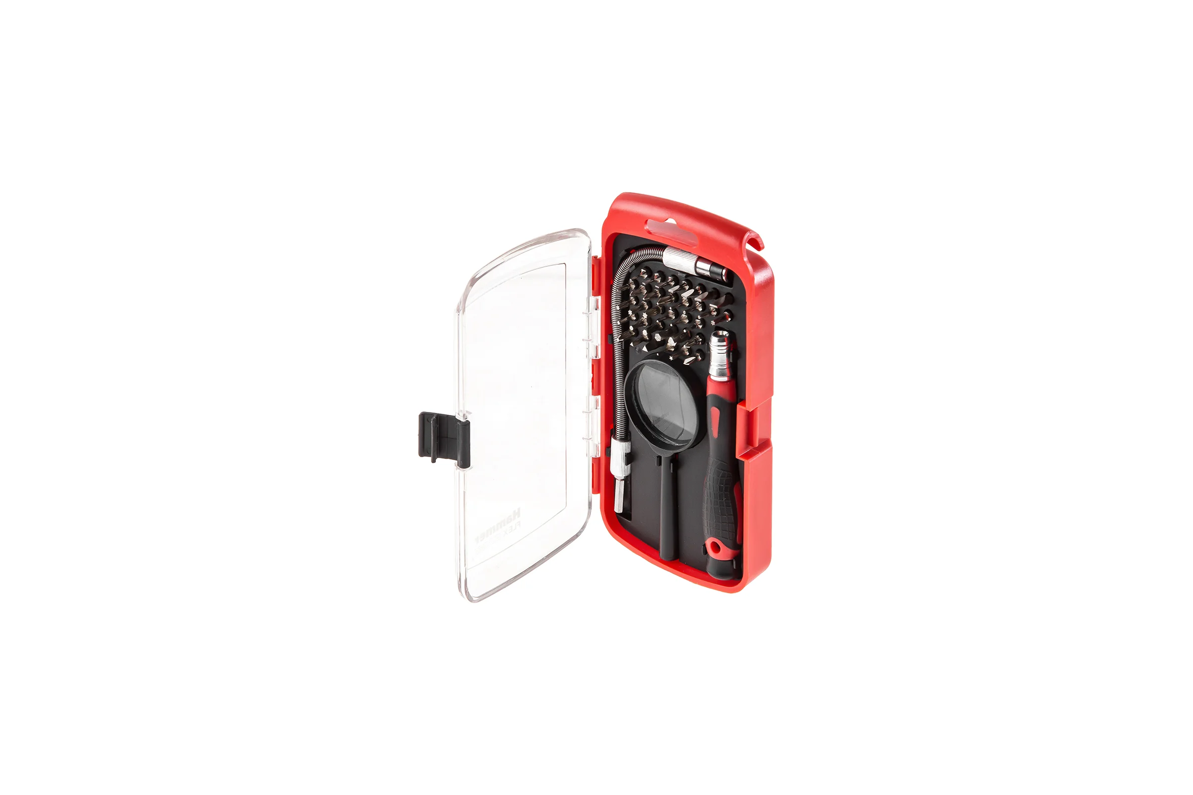 Отвертка с набором бит HAMMER Flex 601-033 для точных работ, 33 шт 400840