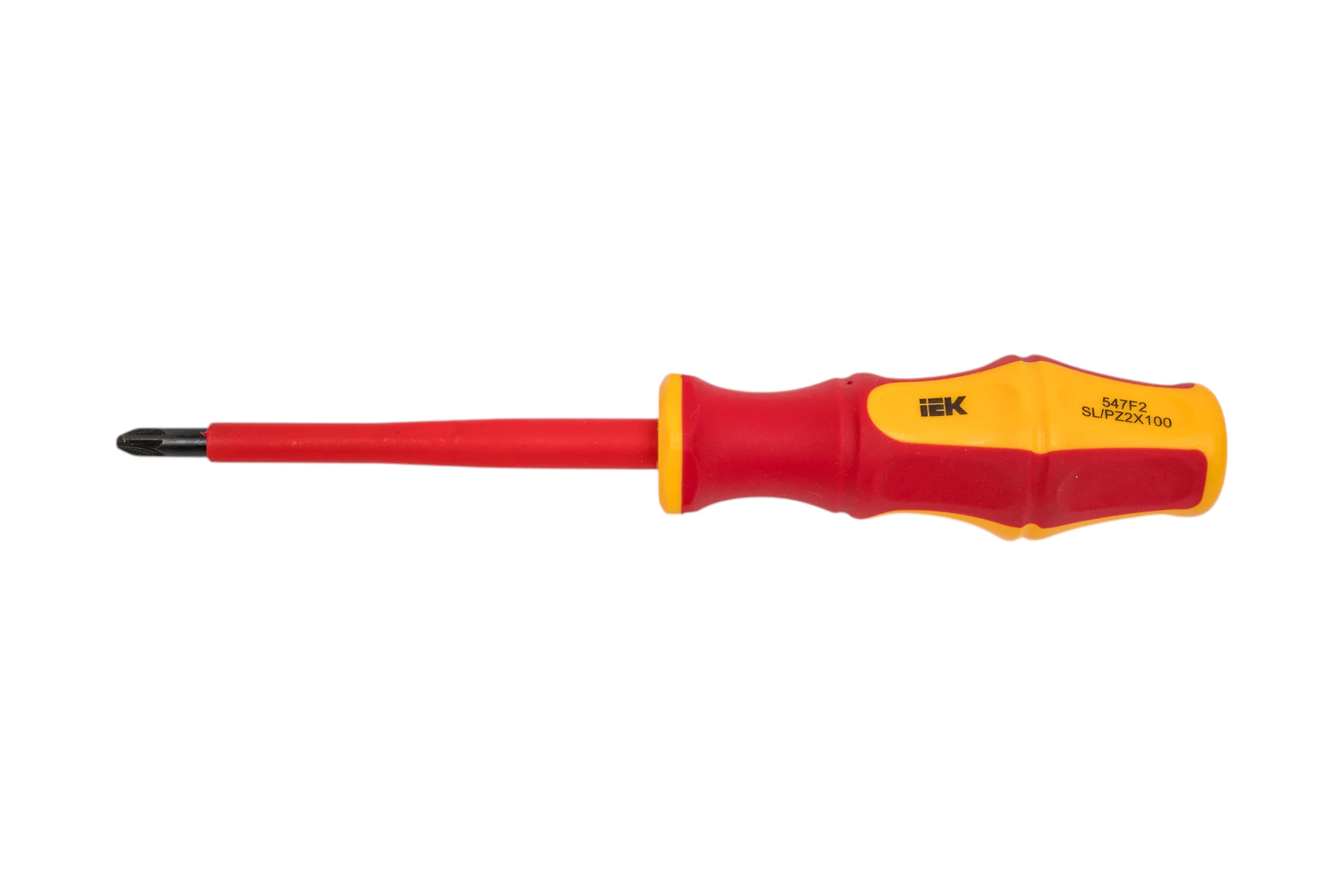 Отвертка диэлектрическая IEK ARMA2L 3 PZ/SL2x100 К3 A2L3-SC30-K3-ZS-20-100