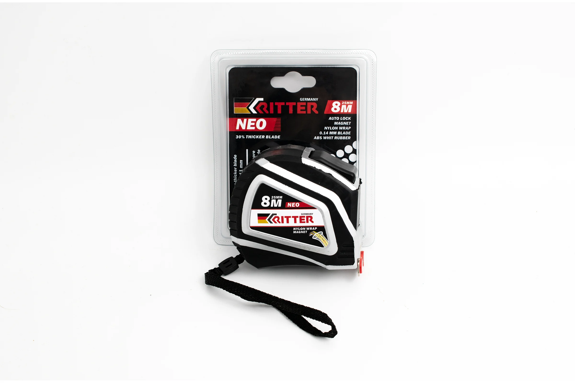Рулетка RITTER Neo 8х25мм HT502825