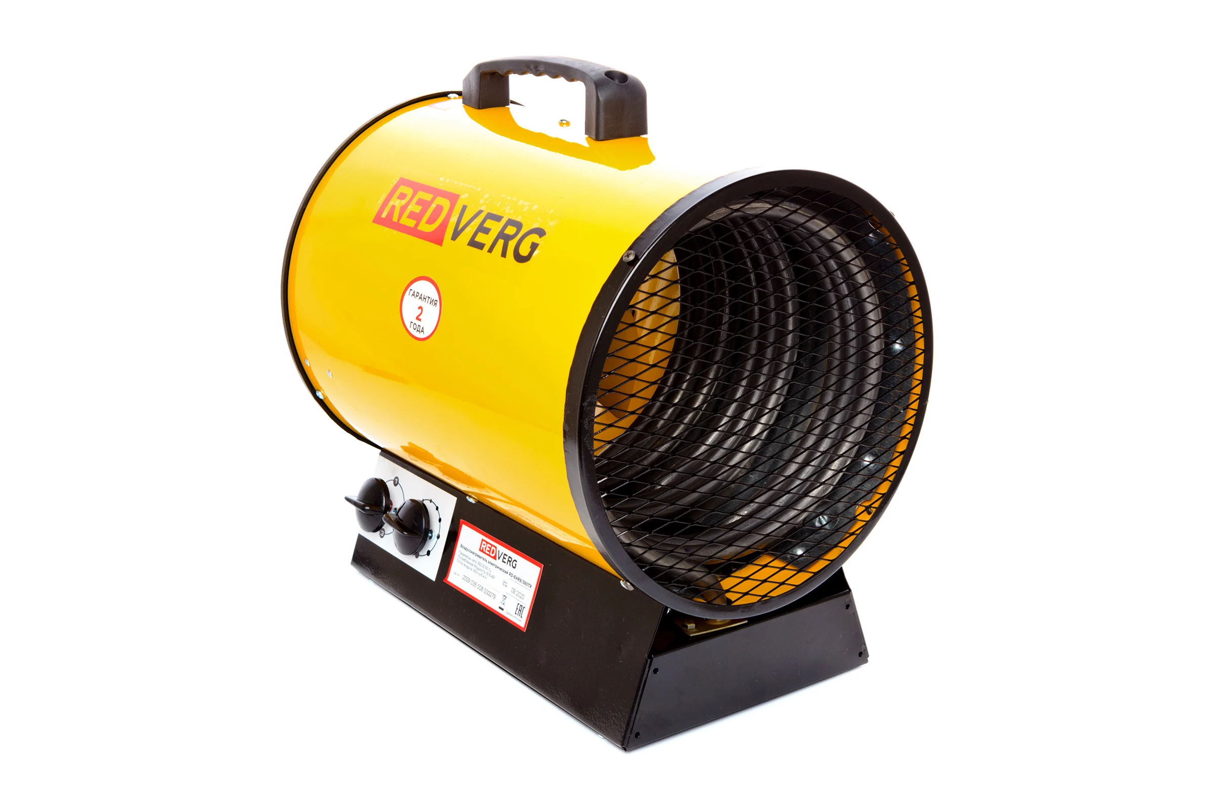 Электрический воздухонагреватель REDVERG RD-EHR9/380ТR 6659863