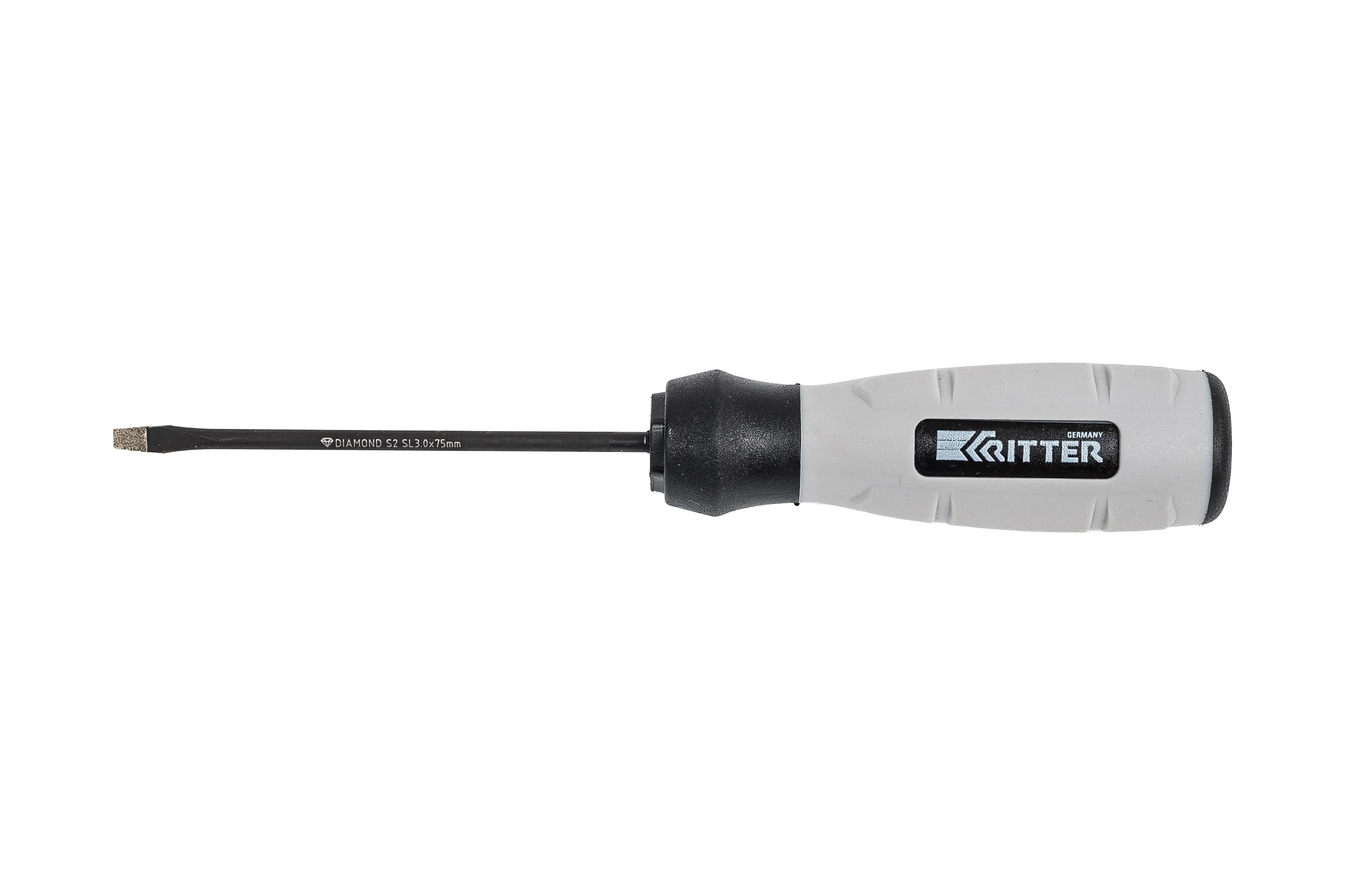 Отвёртка RITTER Diamond SL3x75мм, магнитная HT20123075