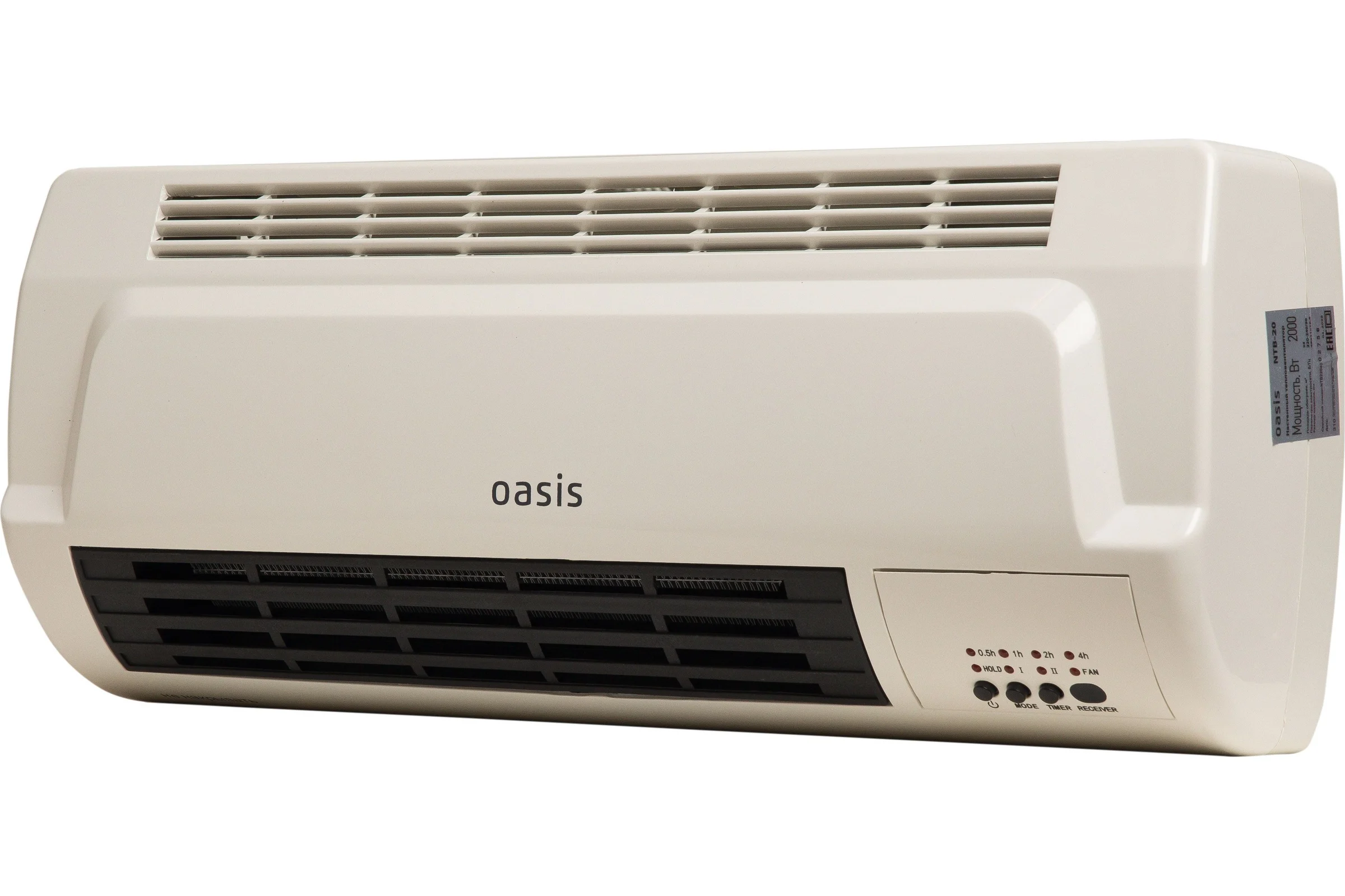 Настенный тепловентилятор OASIS NTB-20 4640015387602