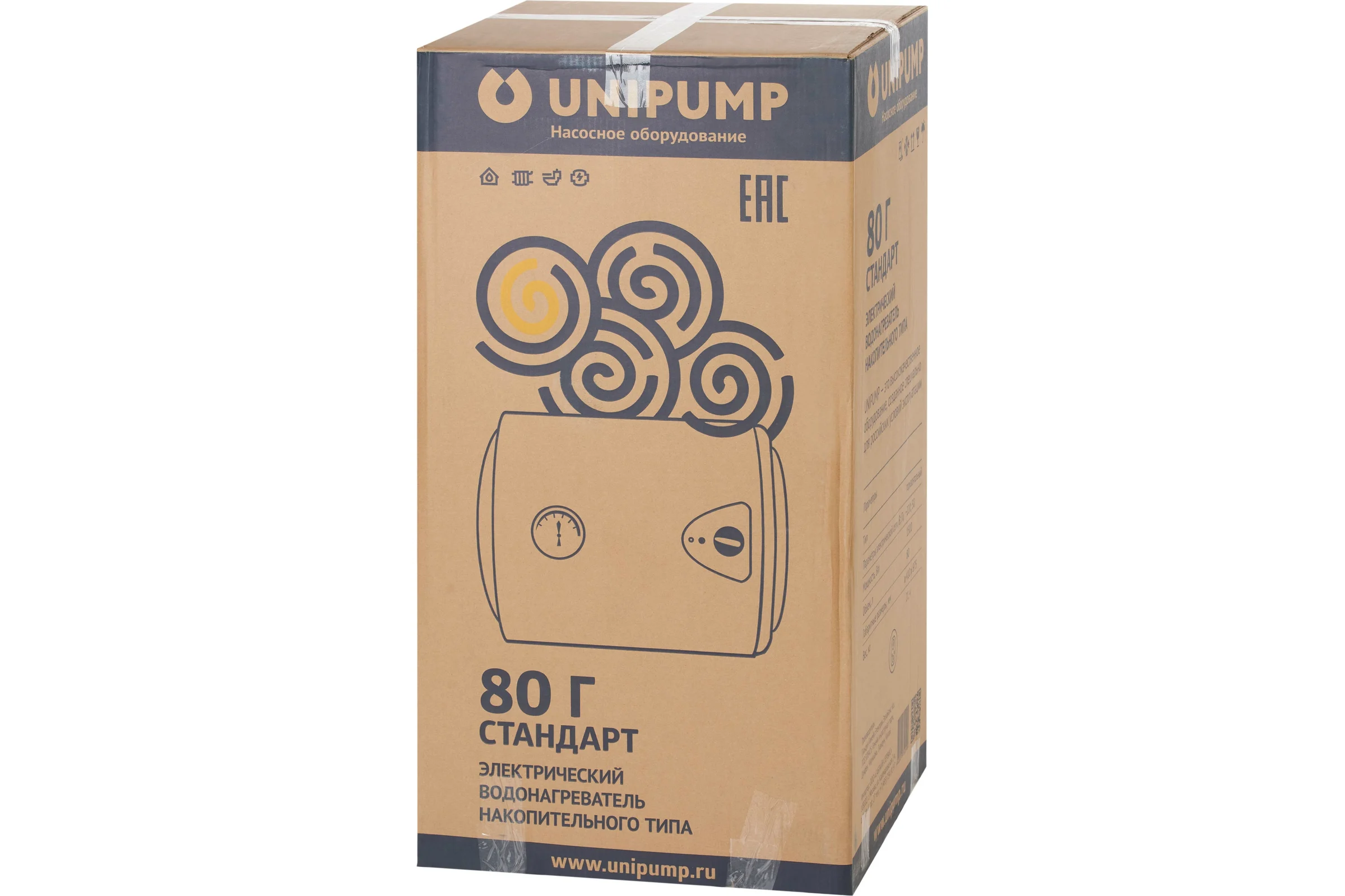 Водонагреватель Unipump накопительного типа СТАНДАРТ80 Г, гор. 54625