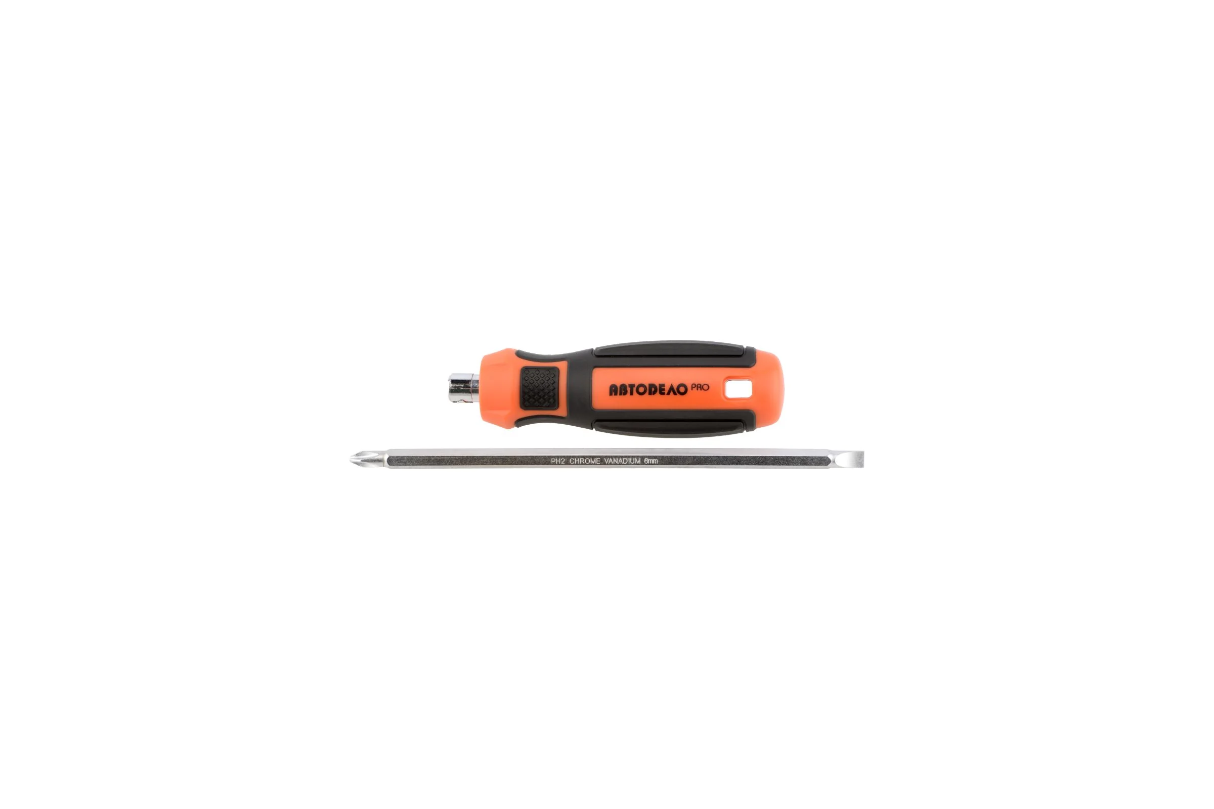 Комбинированная отвертка  АвтоDело PH2-SL6 L=150mm PRO 39572 16091