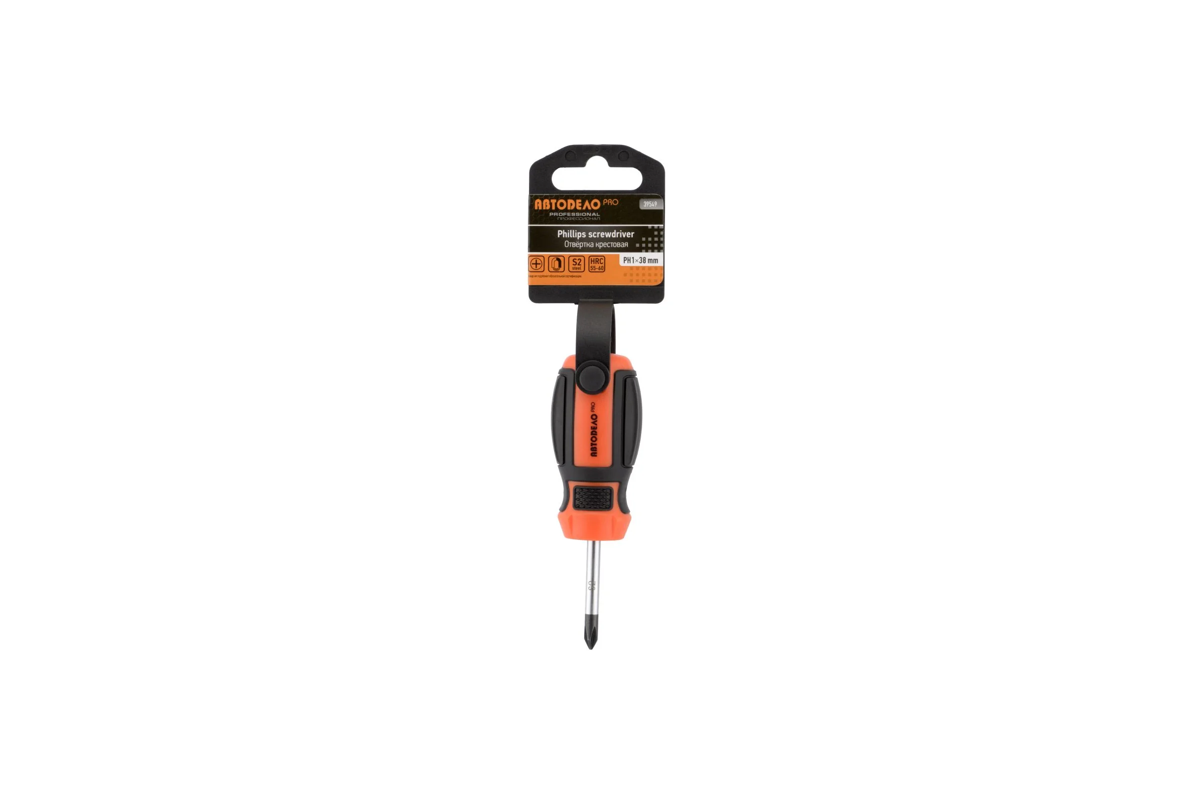 Отвертка крестовая АвтоDело Professional PH1x 38мм 39549 16088