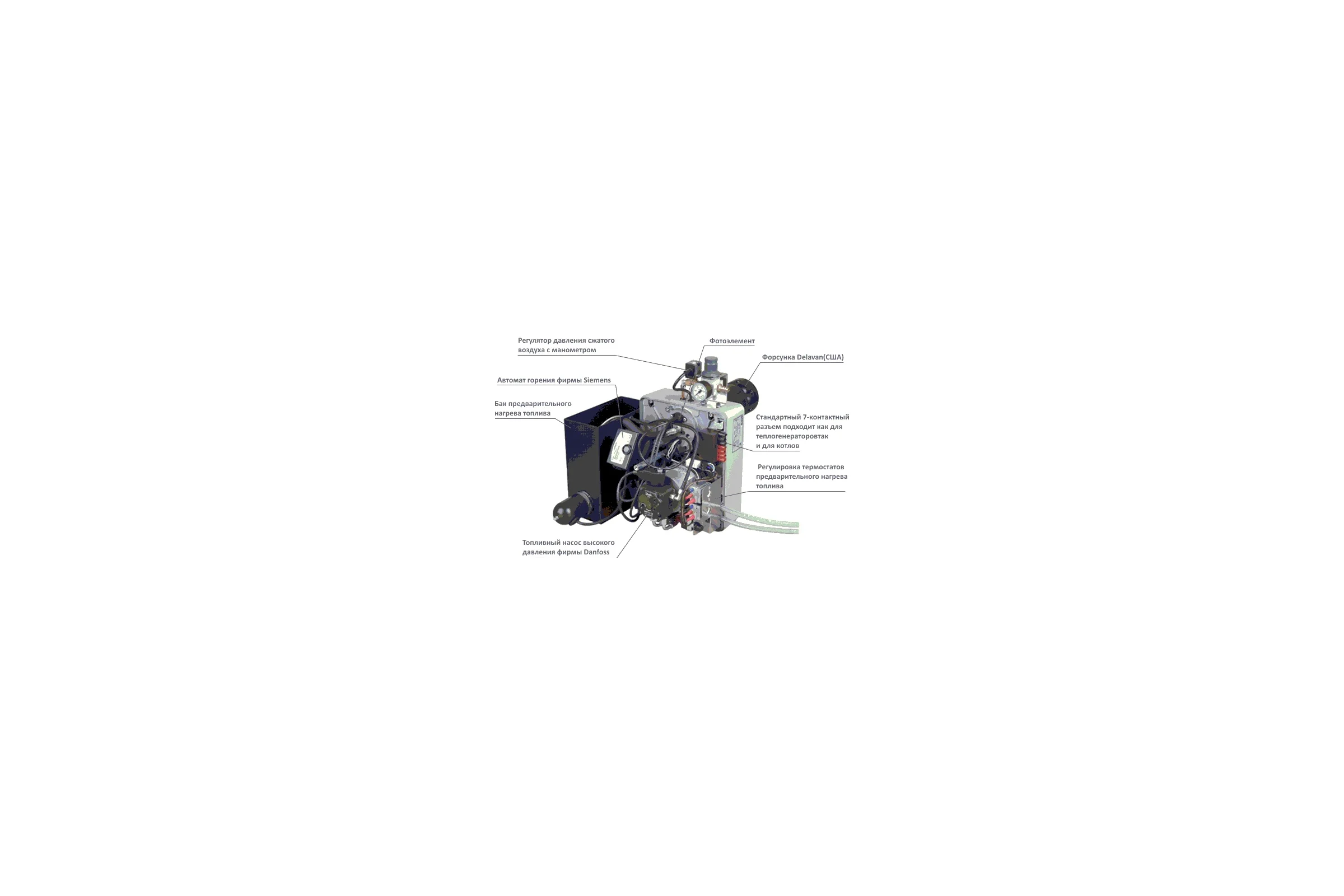 Горелка на отработанных маслах MB70 MASTER 4515.938