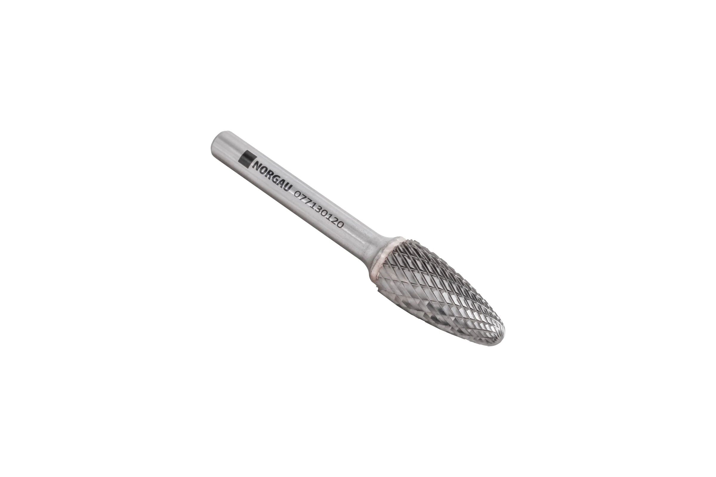 Борфреза твердосплавная NORGAU форма F (12x25мм; хвостовик 6 мм) 077130120