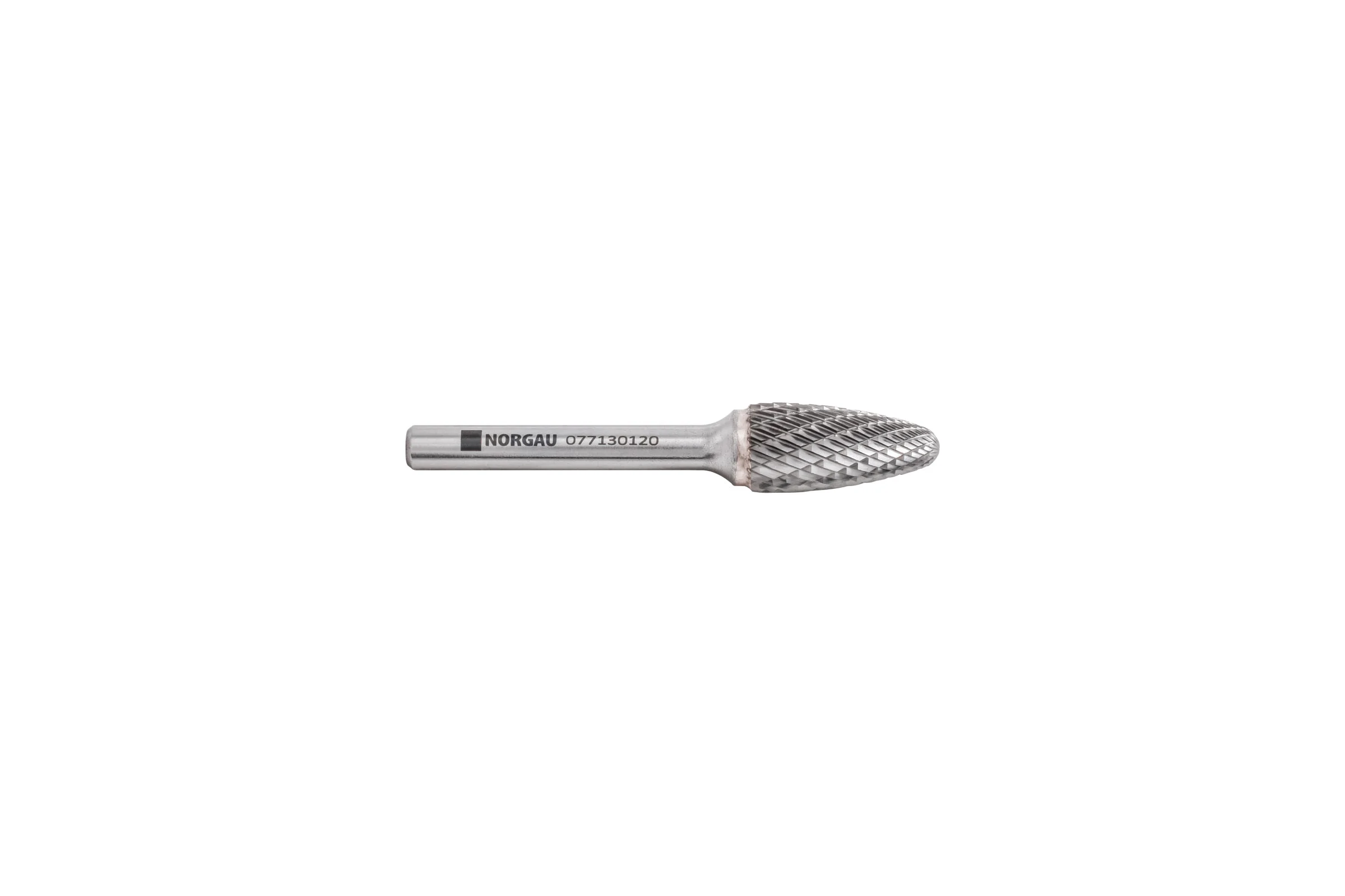 Борфреза твердосплавная NORGAU форма F (12x25мм; хвостовик 6 мм) 077130120