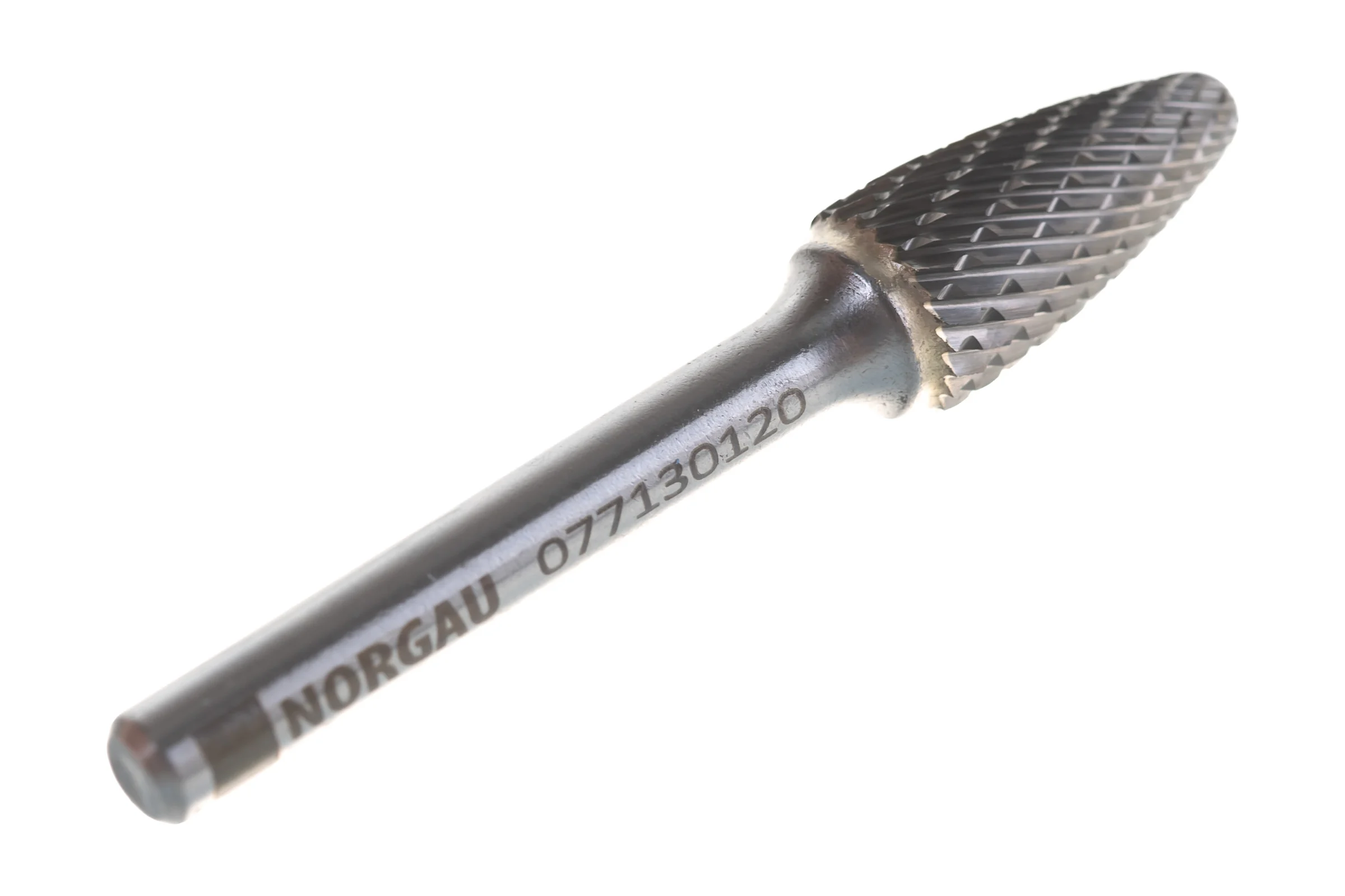 Борфреза твердосплавная NORGAU форма F (12x25мм; хвостовик 6 мм) 077130120