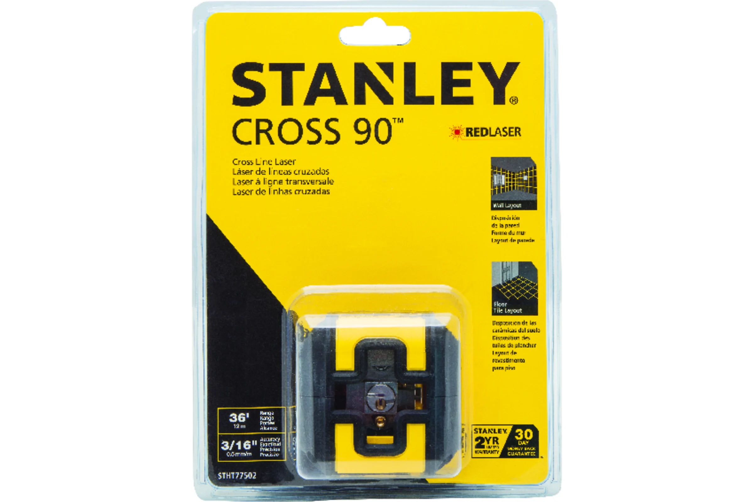 Лазерный построитель плоскостей Stanley CROSS 90 STHT77502-1