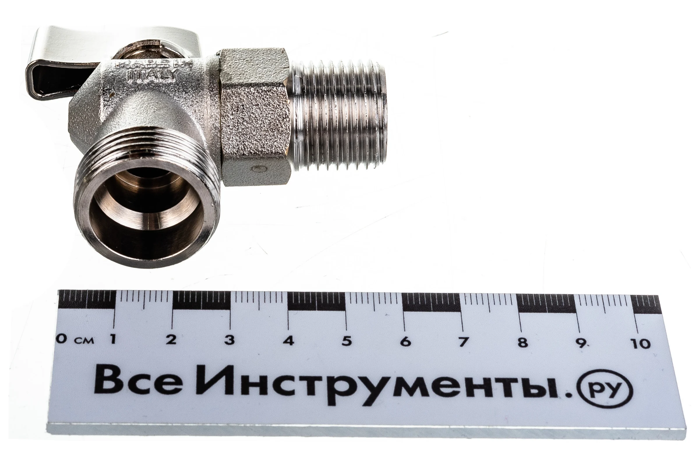 Шаровой кран для стиральных машин ITAP угловой, 1/2x3/4 392 1/2'
