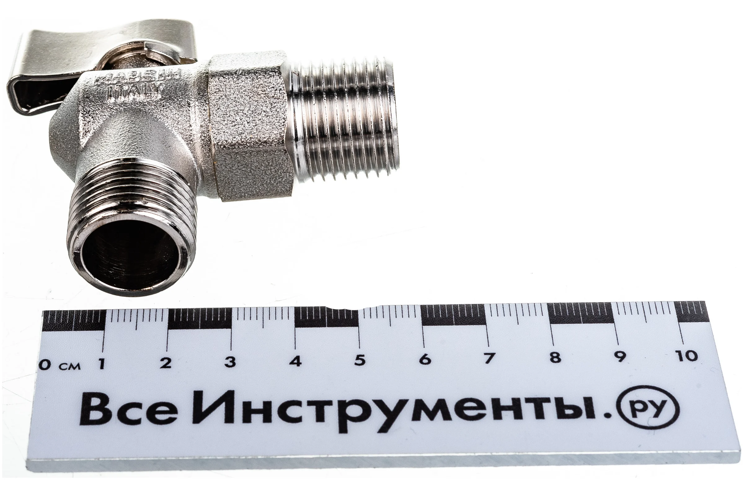 Шаровой кран для стиральных машин ITAP угловой, 1/2x1/2 ART 391