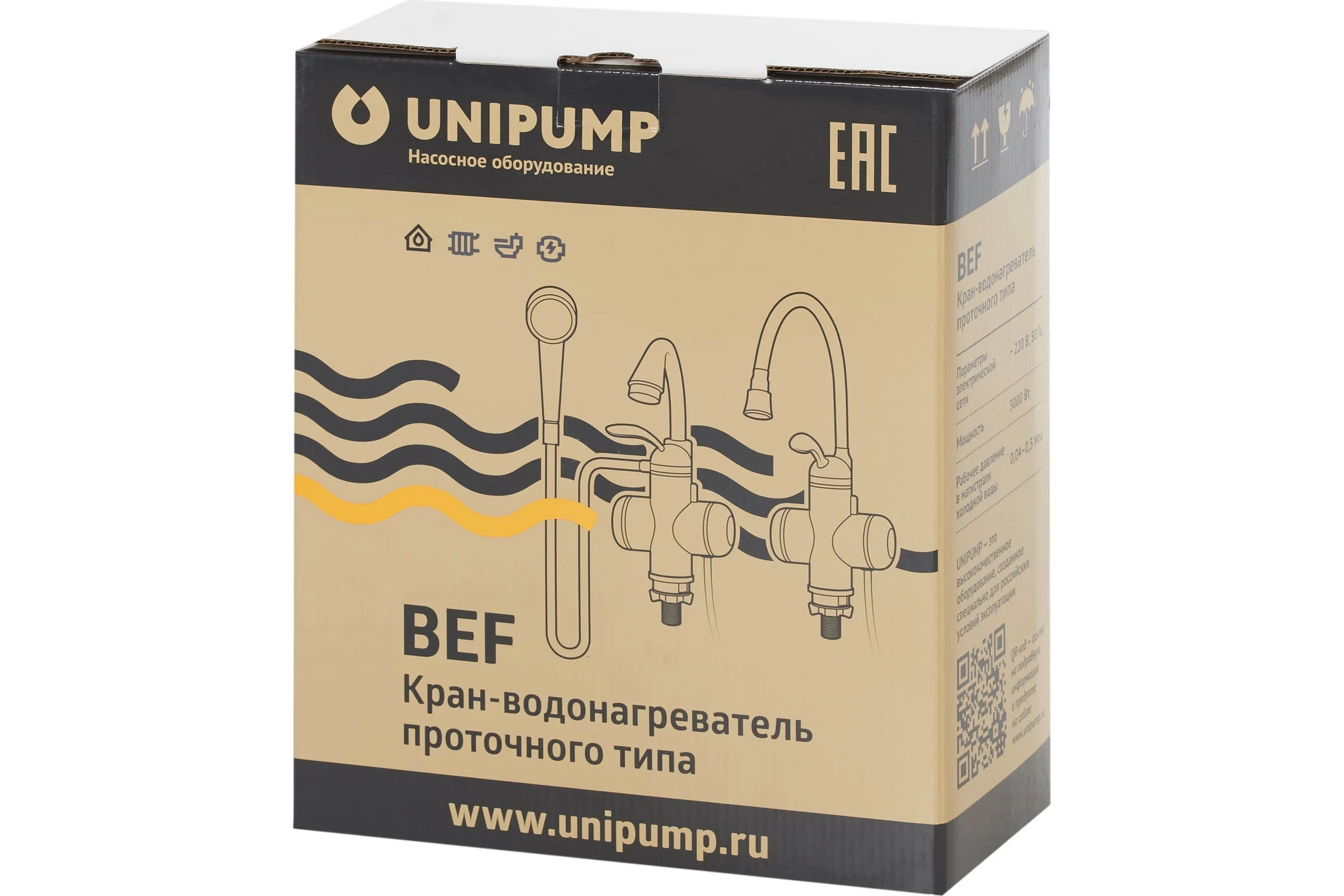 Кран-водонагреватель проточного типа Unipump BEF-001-02 29723
