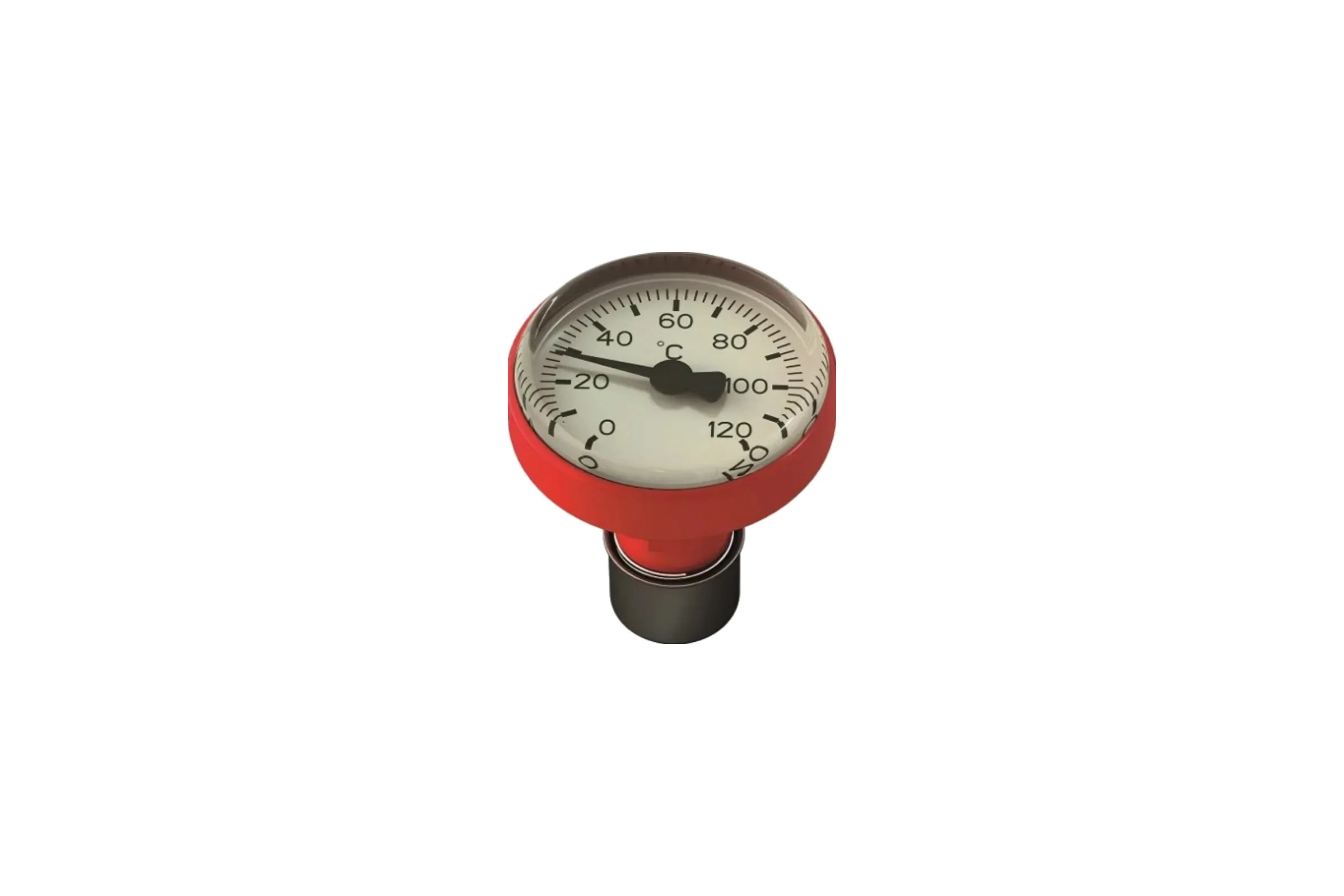 Термометр R540 красный для рукояток шаровых кранов 120° Giacomini R540FY002 040-0255