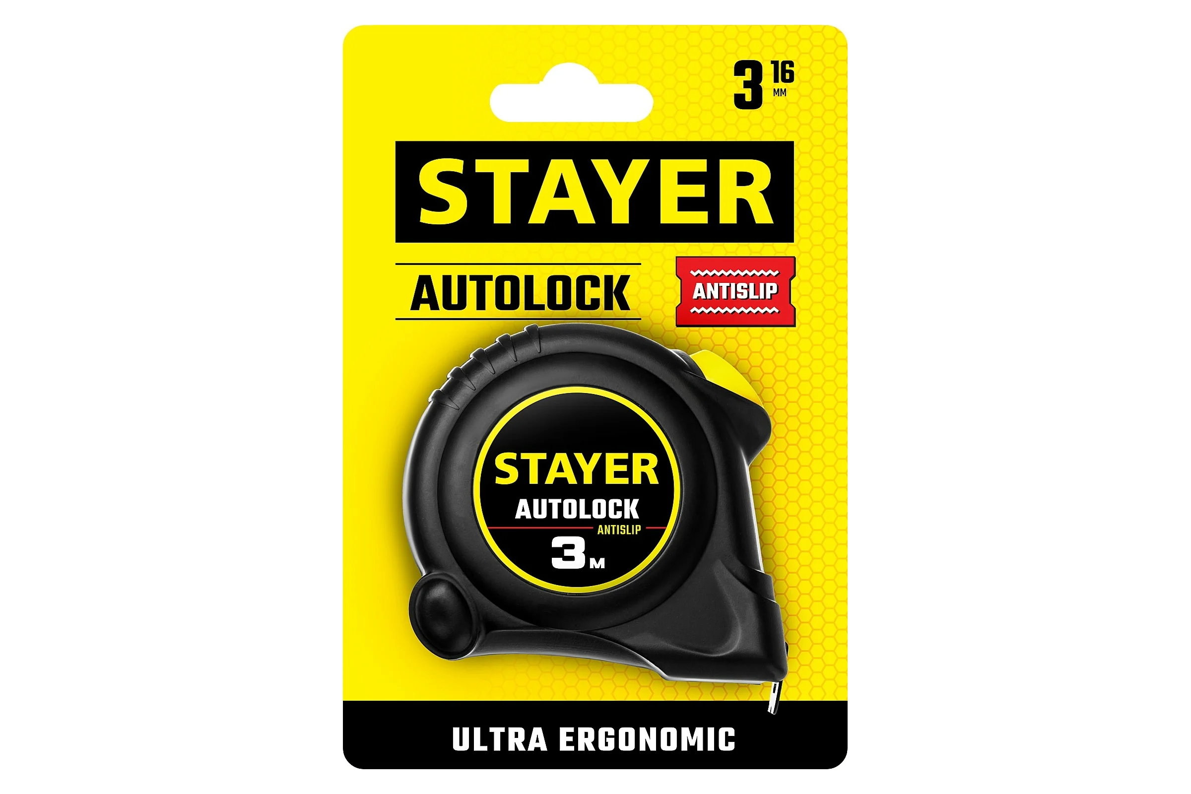 Рулетка Stayer AutoLock 3м / 16мм с автостопом 2-34126-03-16_z02