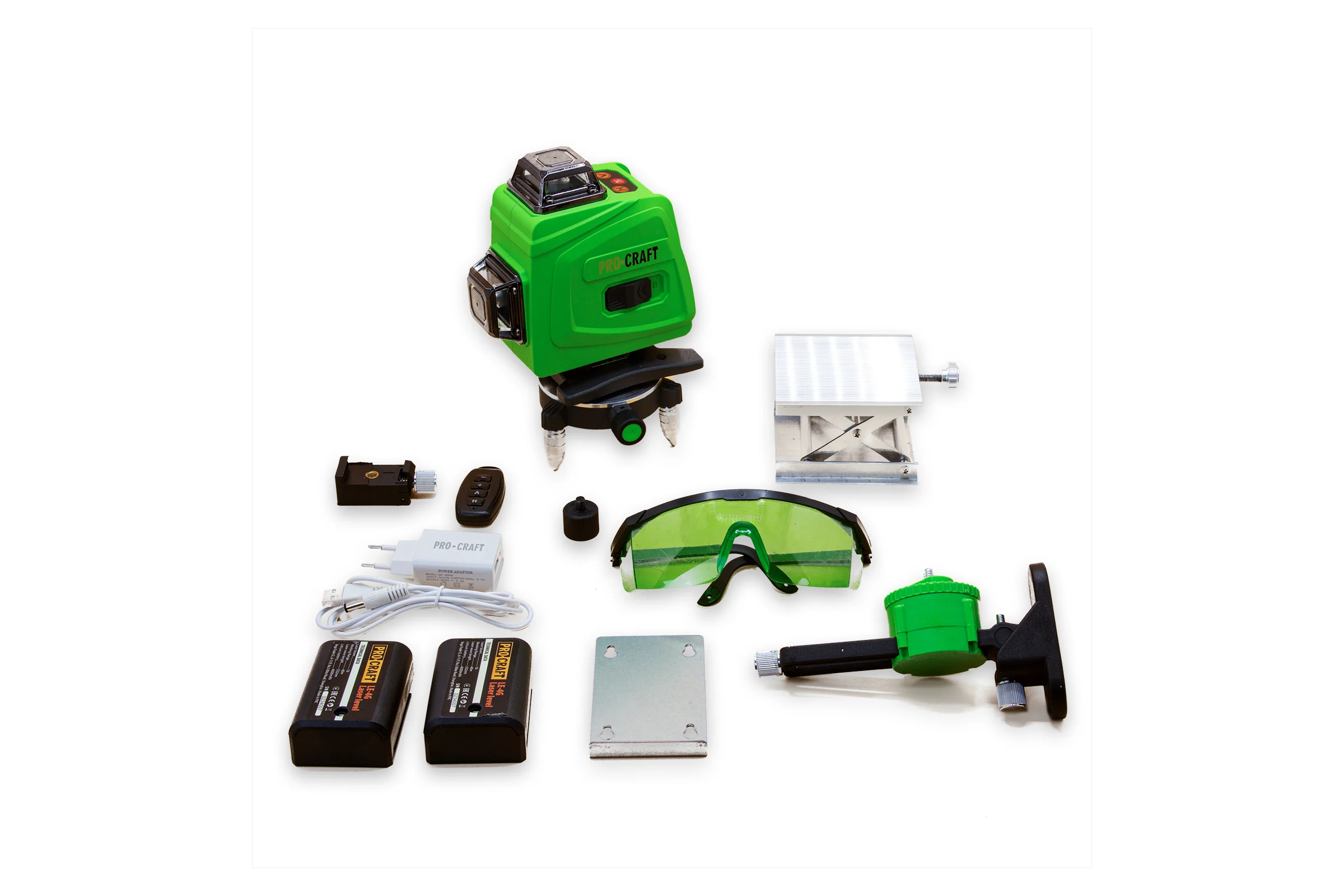 Лазерный уровень PROCRAFT Green Line LE-4G LE4G