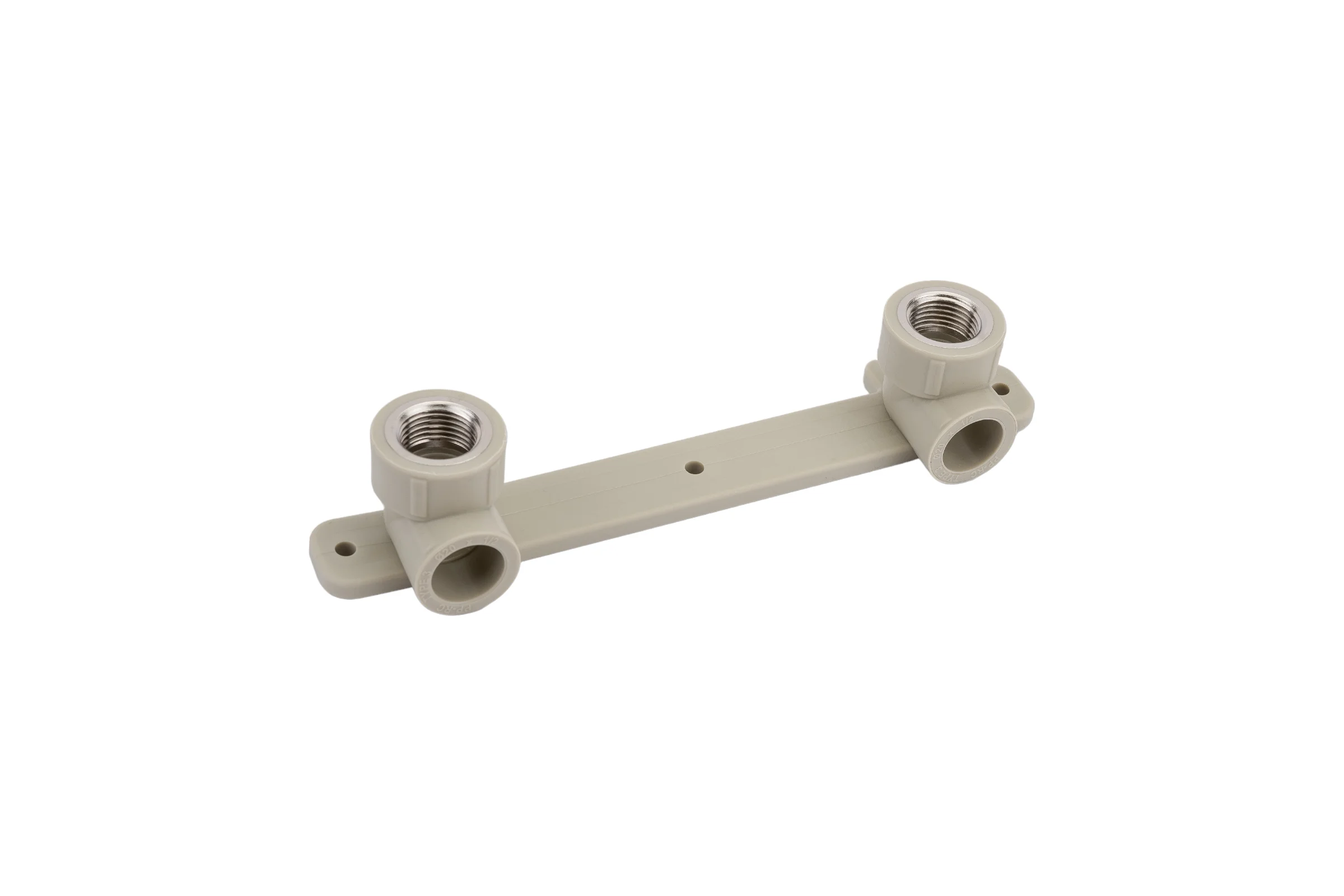 Монтажная планка VALFEX PP-R, серая, Дн20х1/2" ВР 10124020Г 127-0496