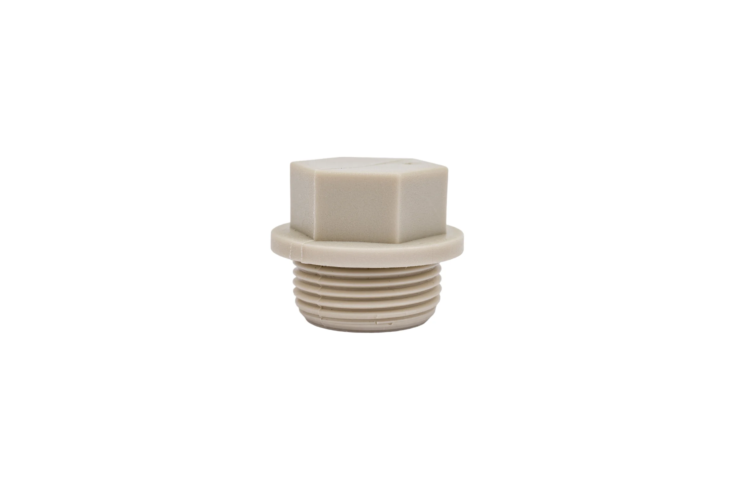 Заглушка-пробка VALFEX PP-R, серая, Дн25х3/4" НР 10163025Г 127-0325