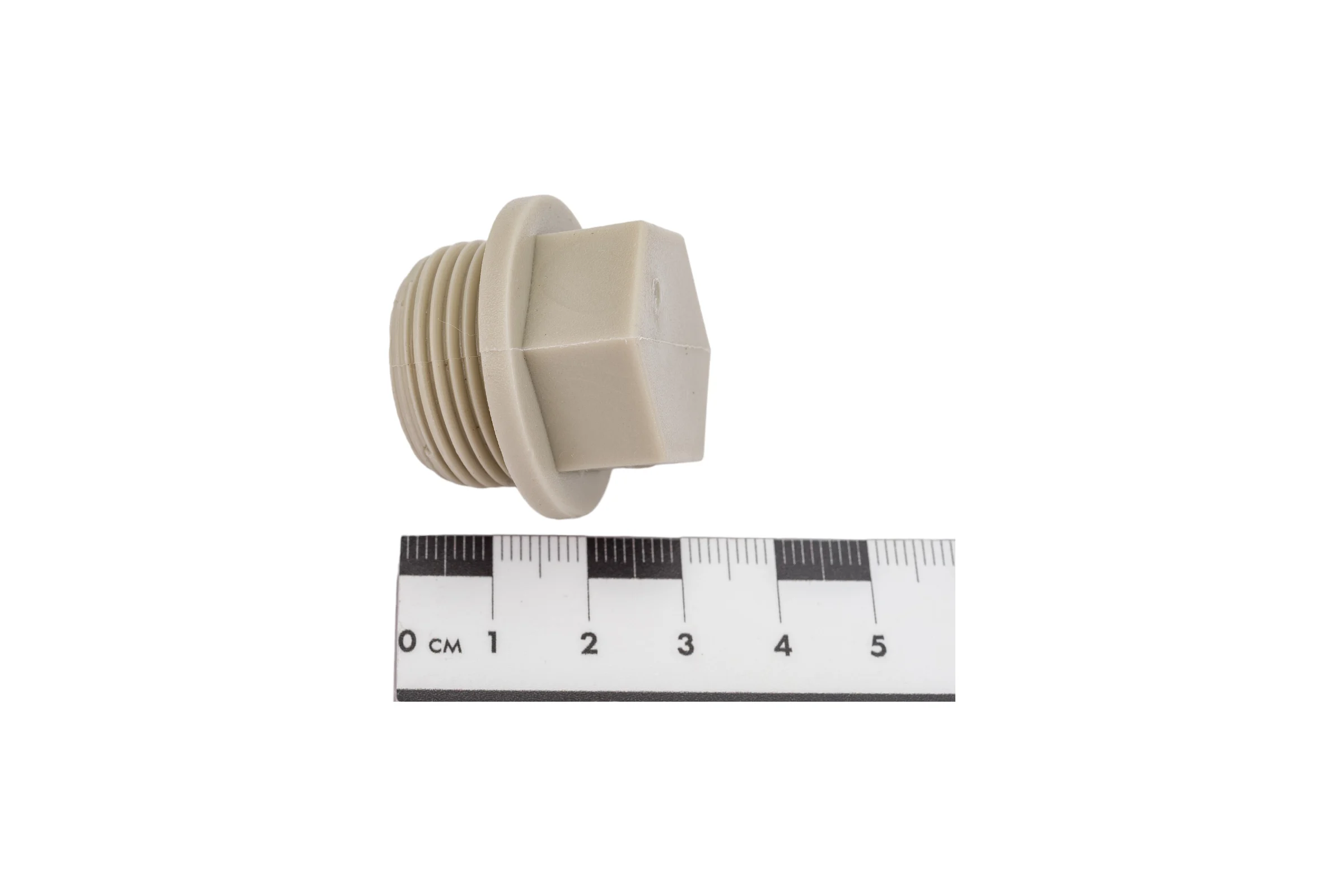 Заглушка-пробка VALFEX PP-R, серая, Дн25х3/4" НР 10163025Г 127-0325